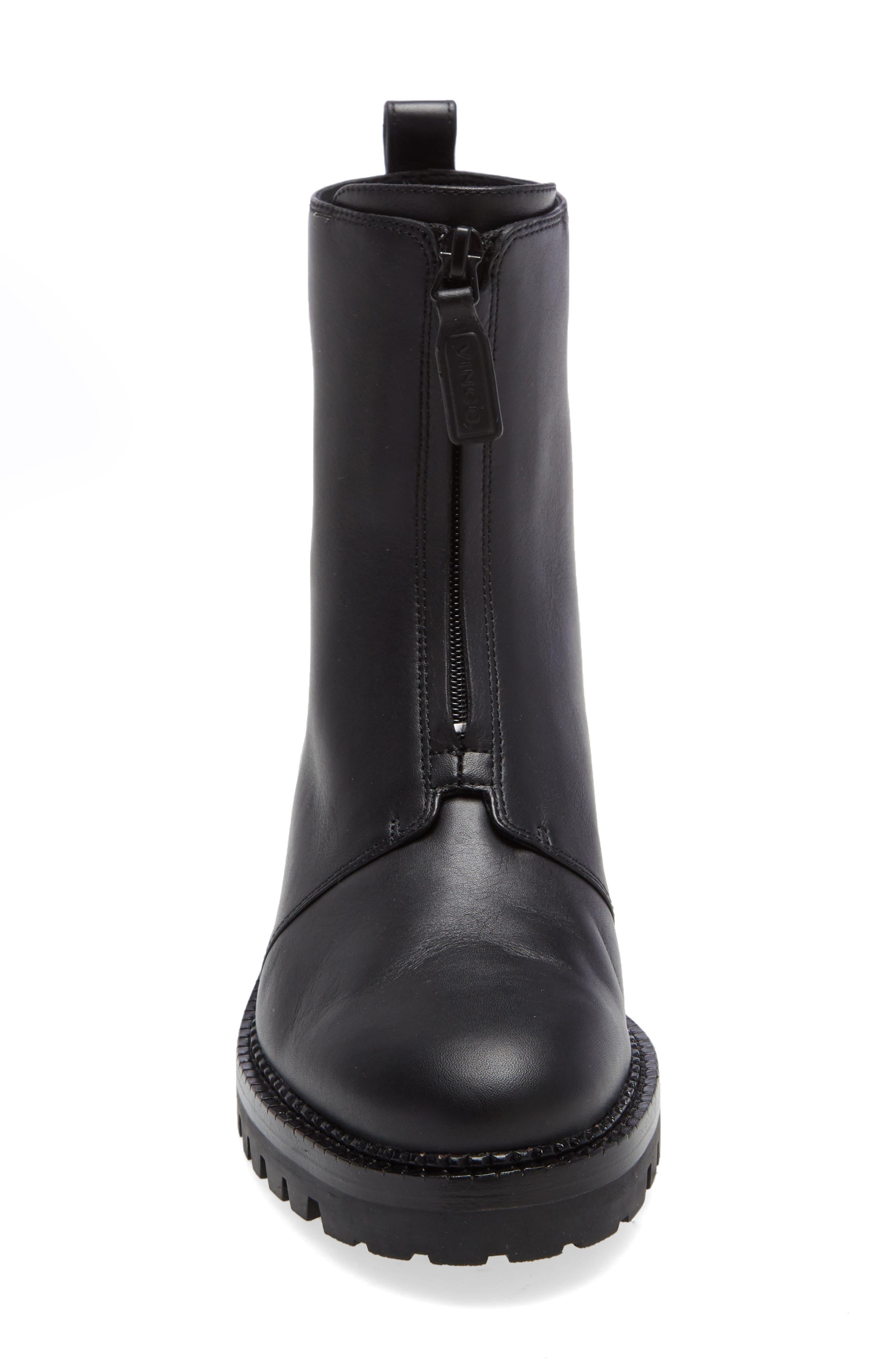Vince Cabria Water Resistant Front Zip Boot In Black Dm At Nordstrom Rack |  Lyst