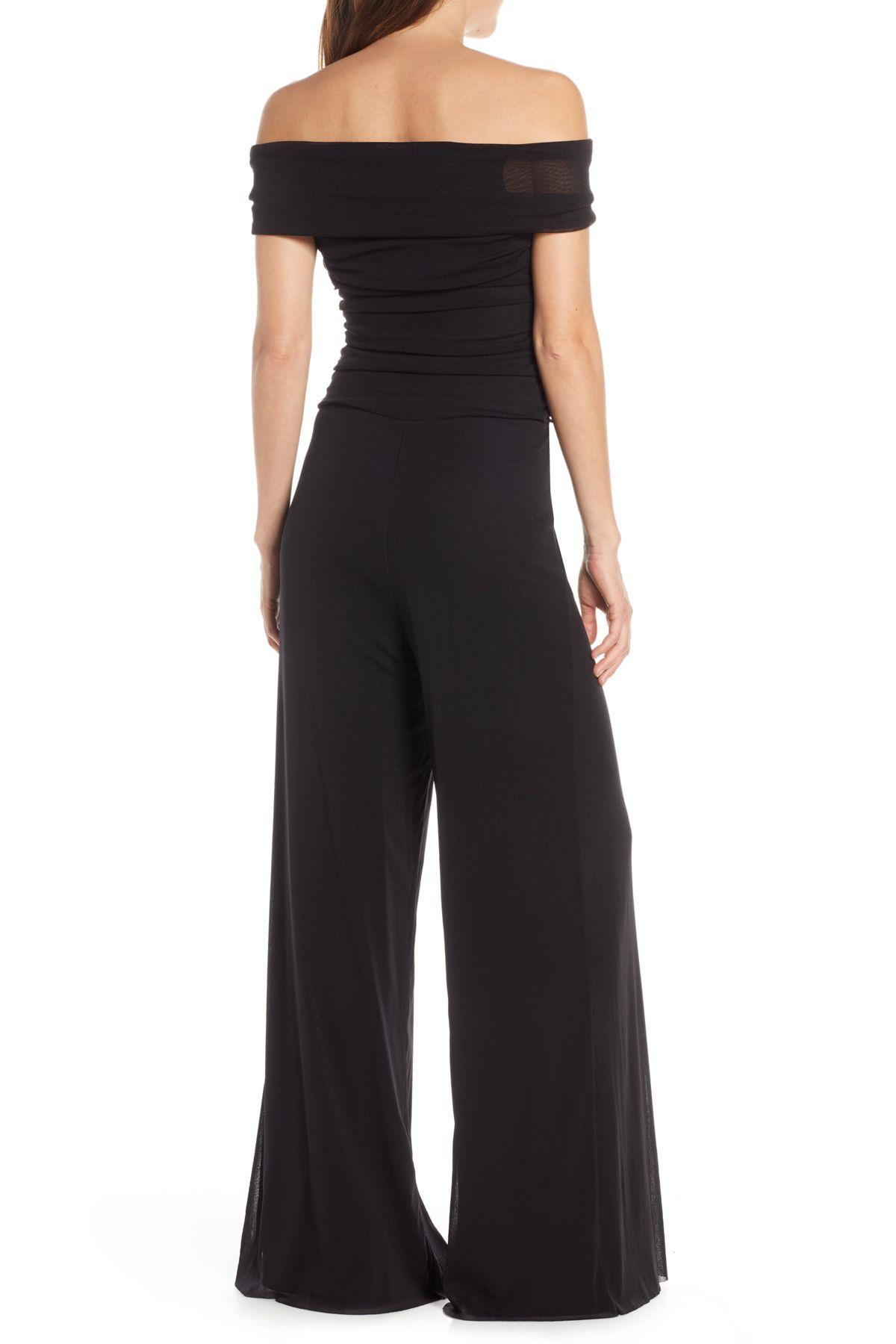 eliza j cold shoulder jumpsuit