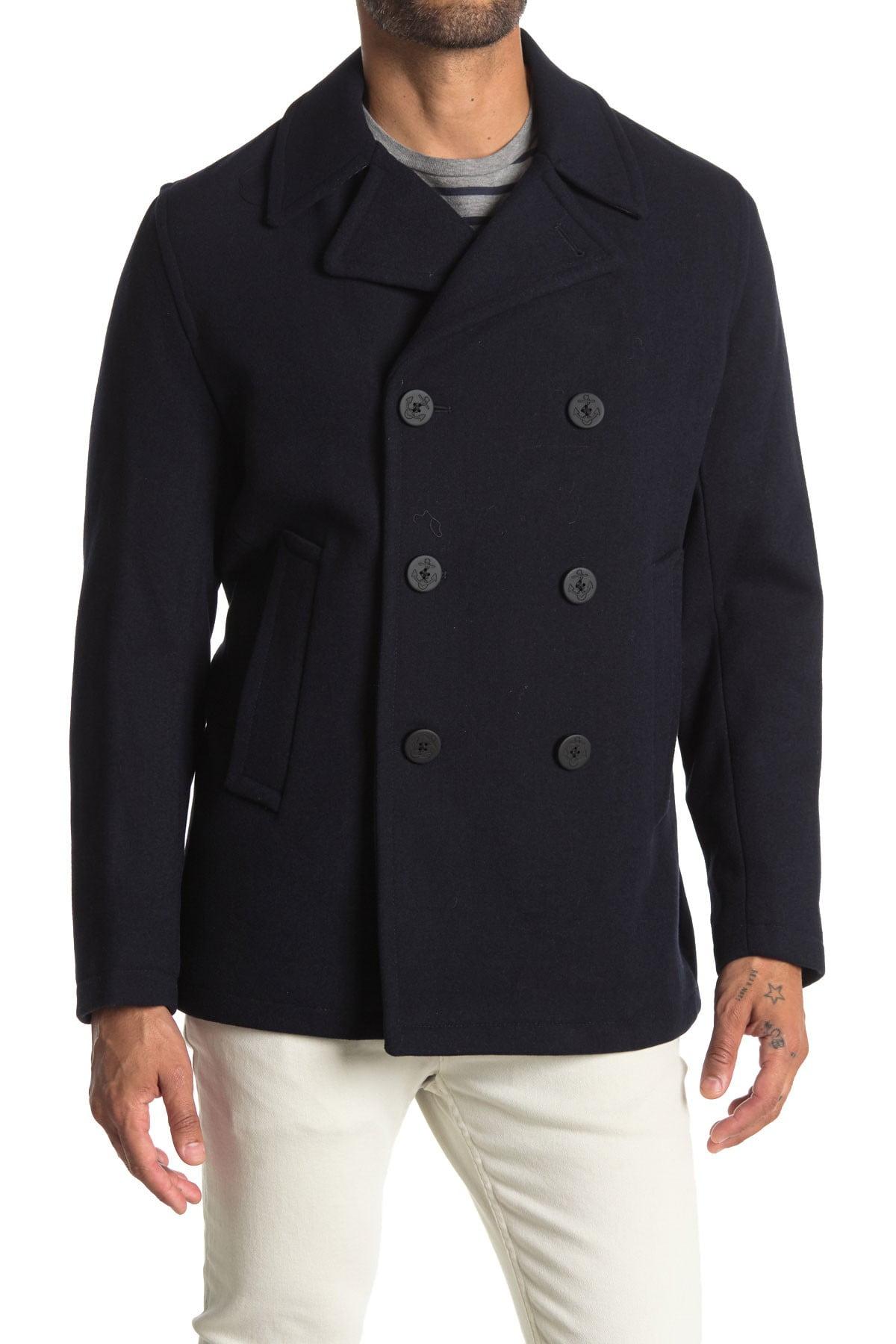 Michael kors wool blend double breasted peacoat Clearance