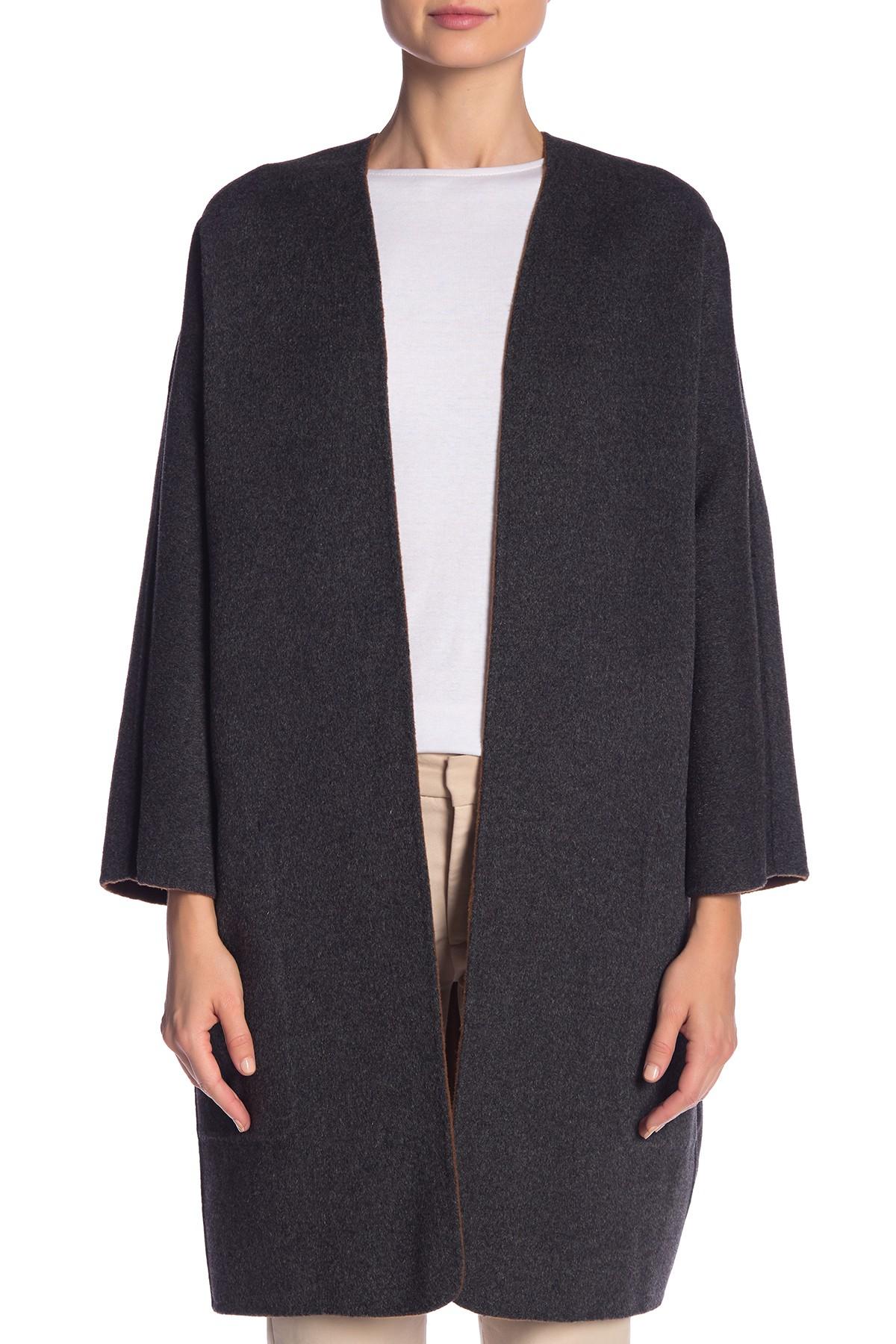 vince reversible cardigan coat