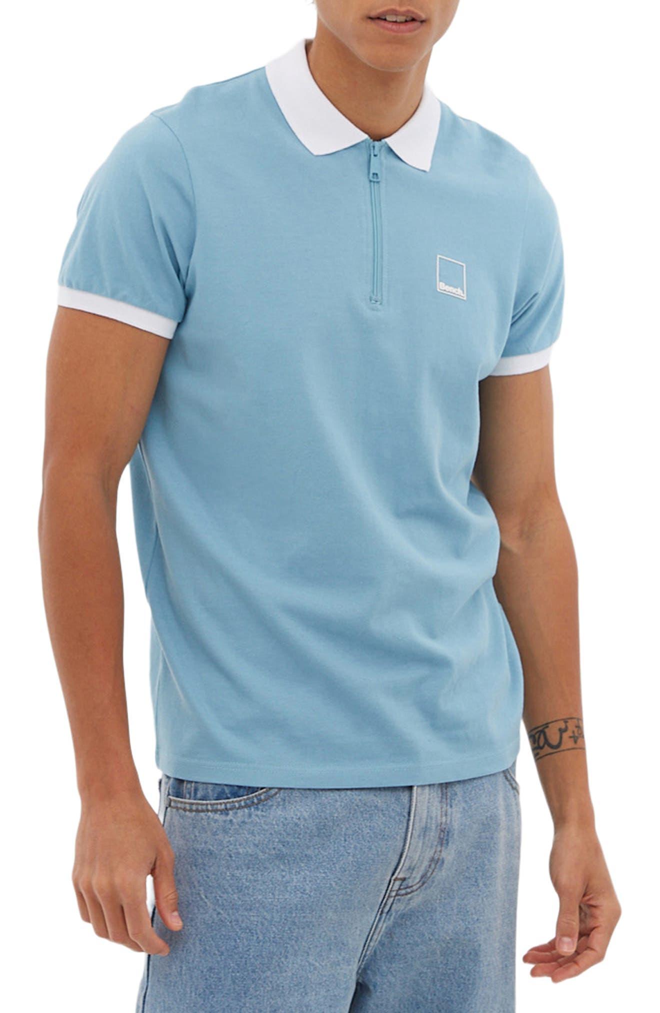 Bench Rostock Cotton Polo in Blue for Men | Lyst