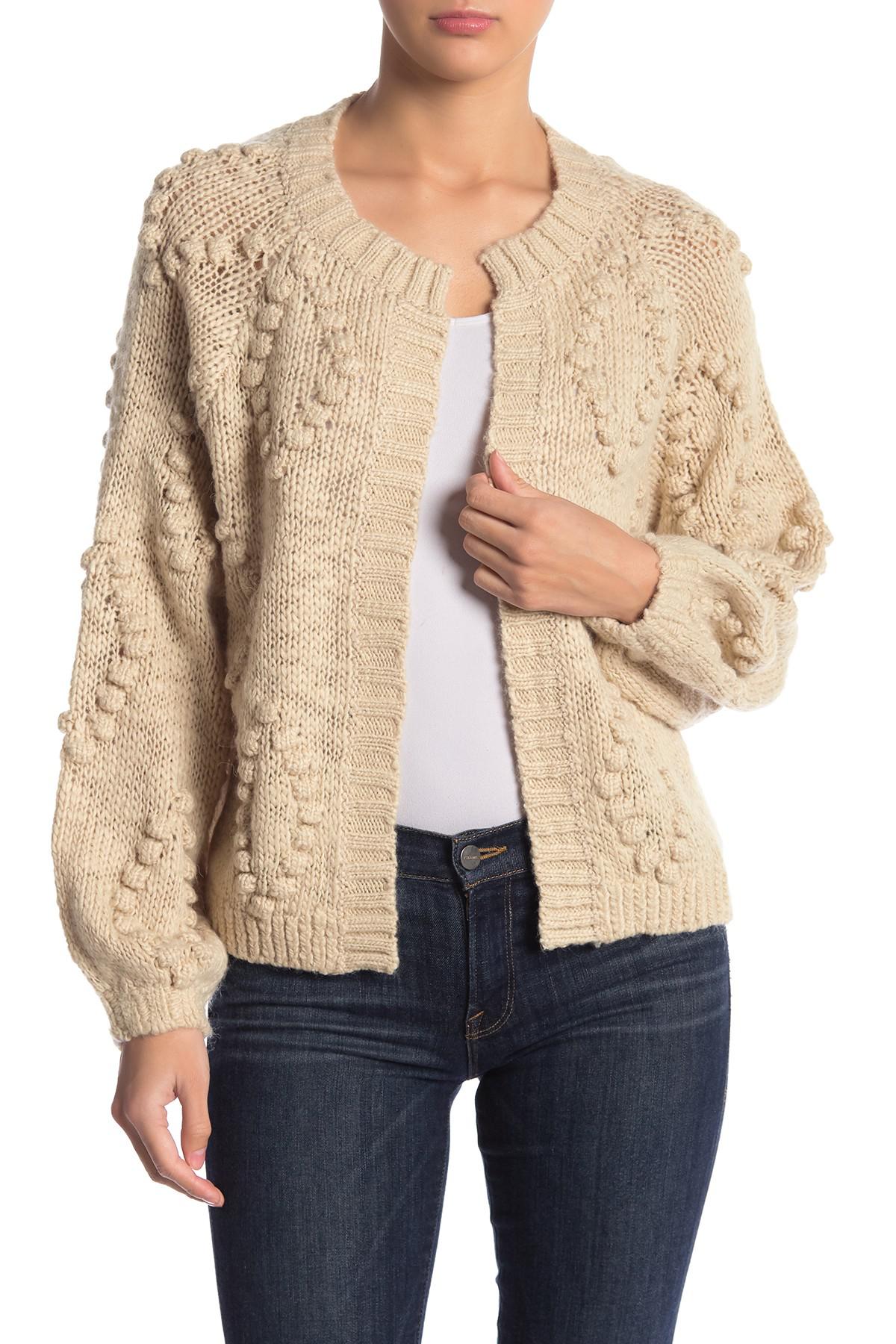 Lucky brand bobble diamond cardigan hot sale