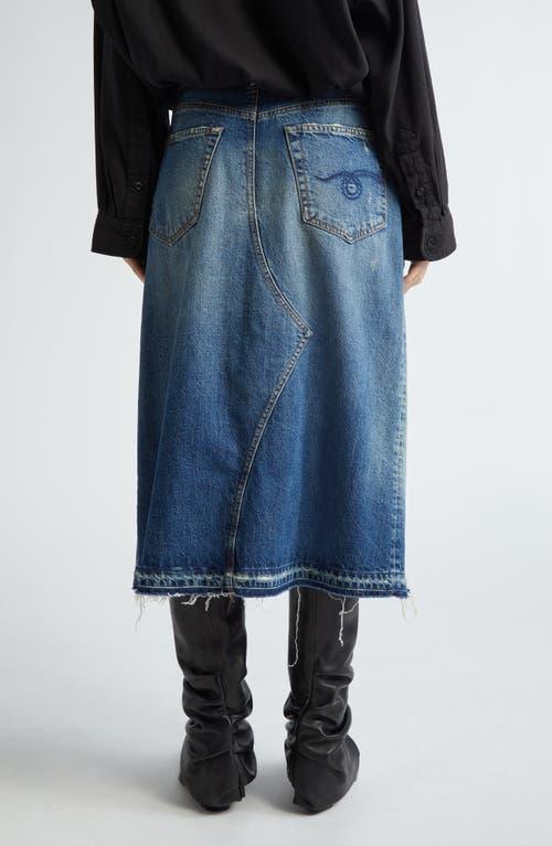スカート R13 Midi denim skirt Blue R13 Mid-length skirts for Women | Online Sale up to 66% off