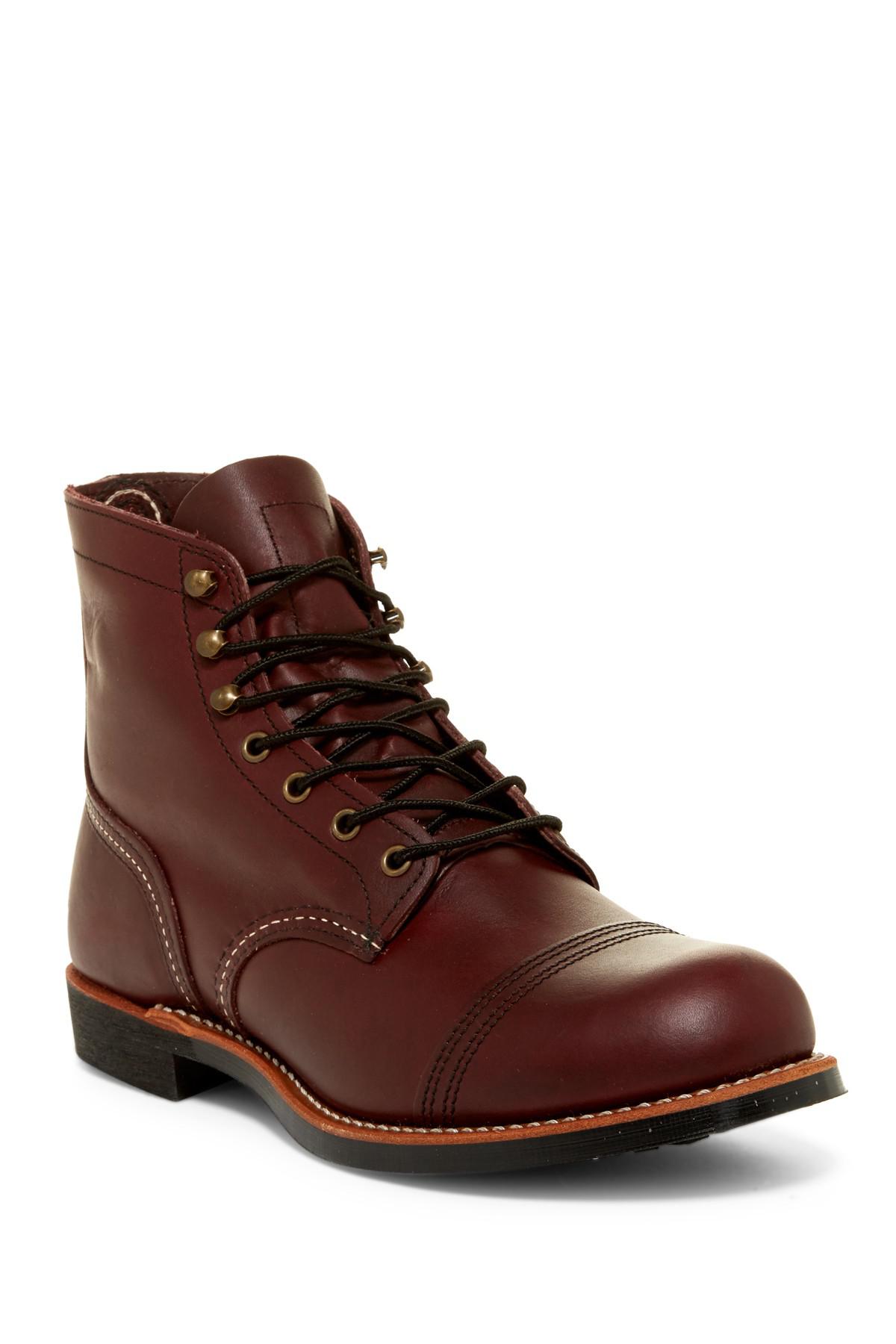 Red Wing Leather Iron Ranger Cap Toe Boot - Factory Second in Brown for ...