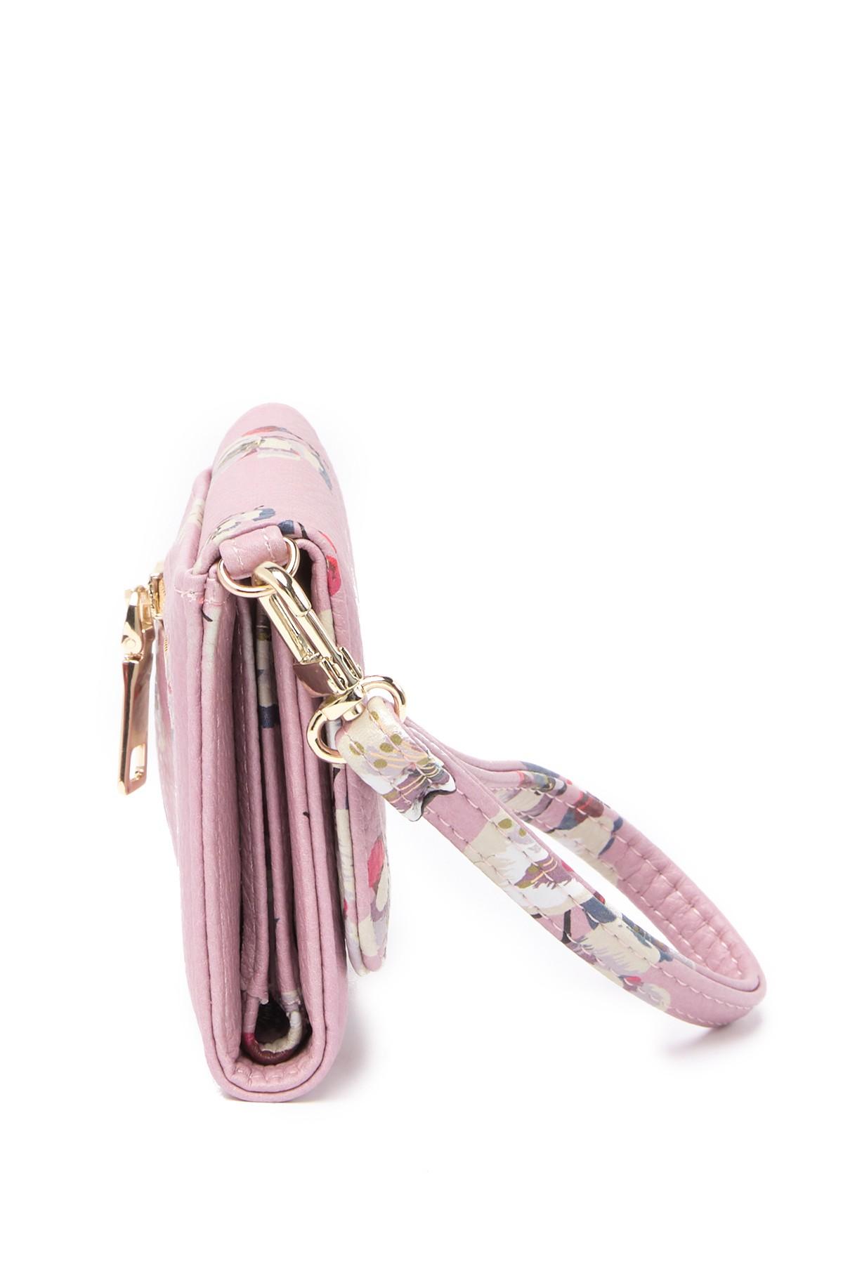 Steve Madden French Wristlet Wallet in Pink | Lyst