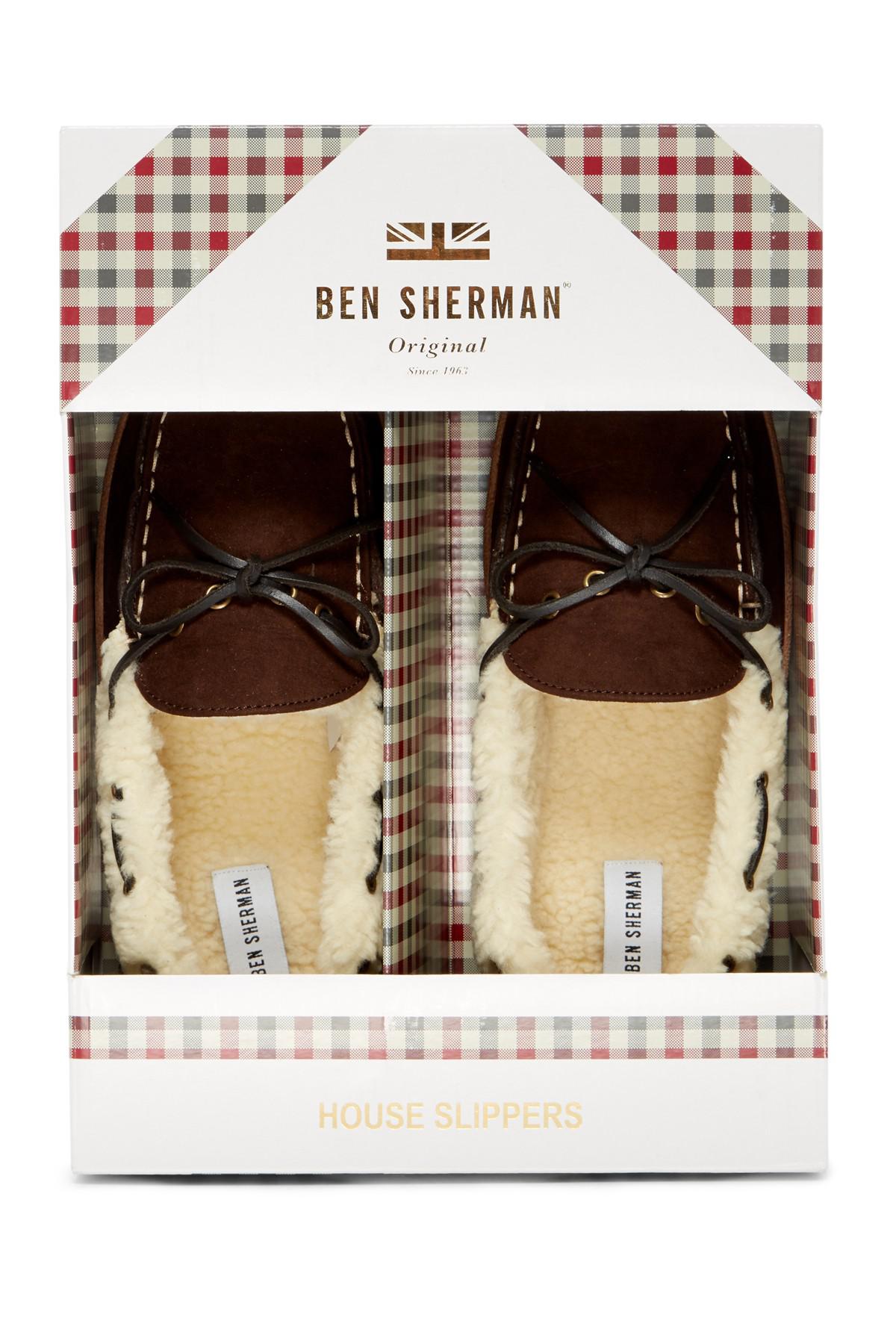 ben sherman house slippers