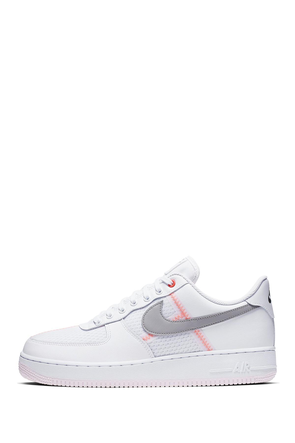 air force 1 low transparent white grey