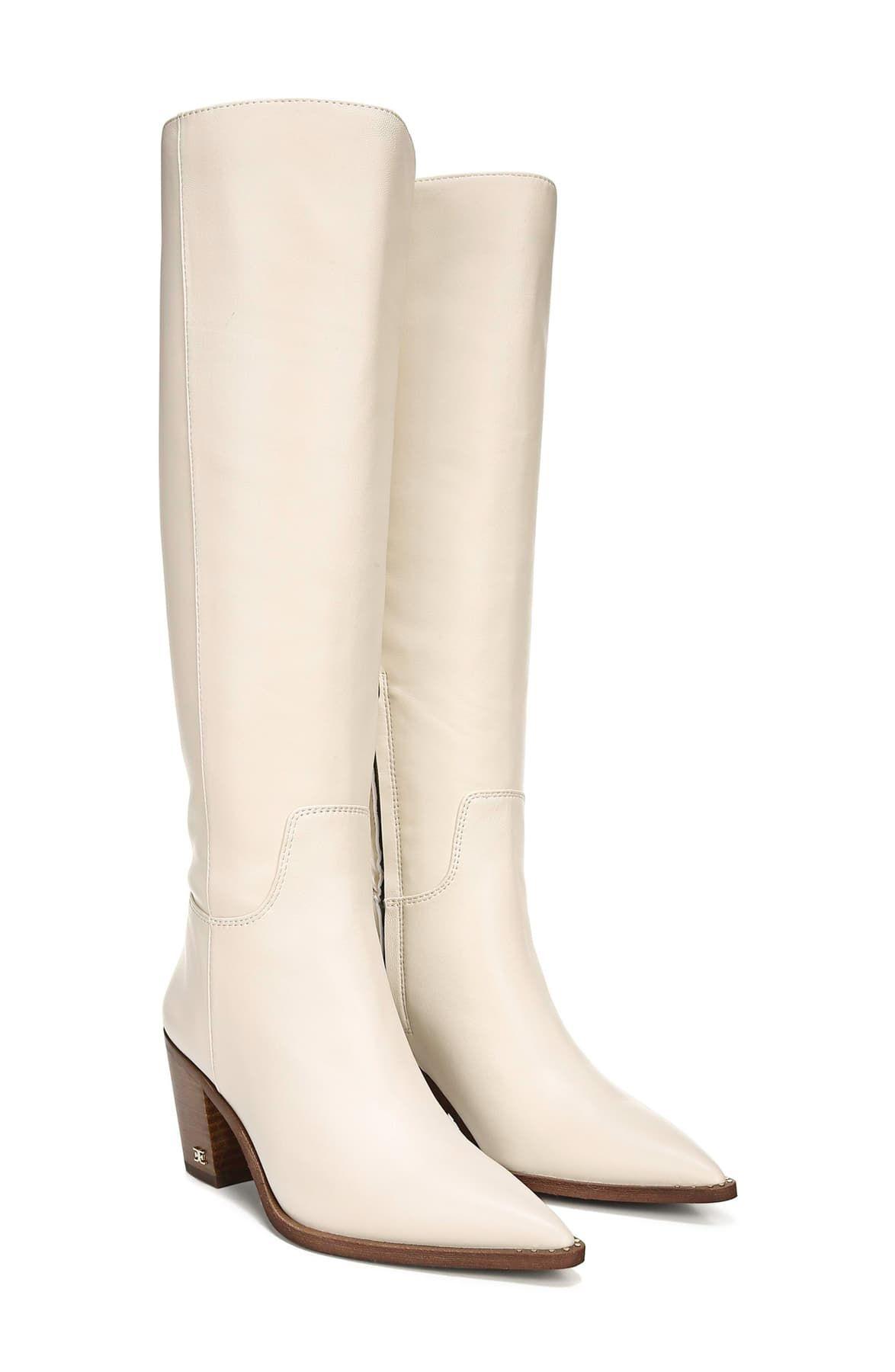 sam edelman lindsey pointed toe knee high boot