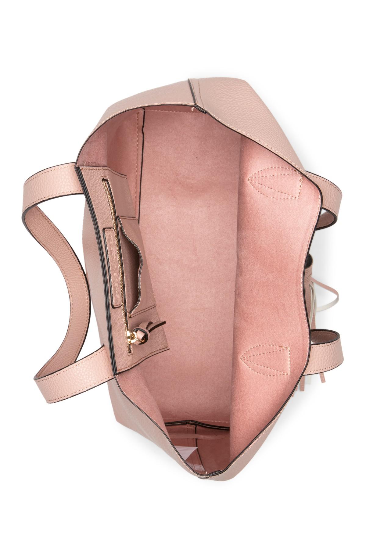 steve madden pink tote bag