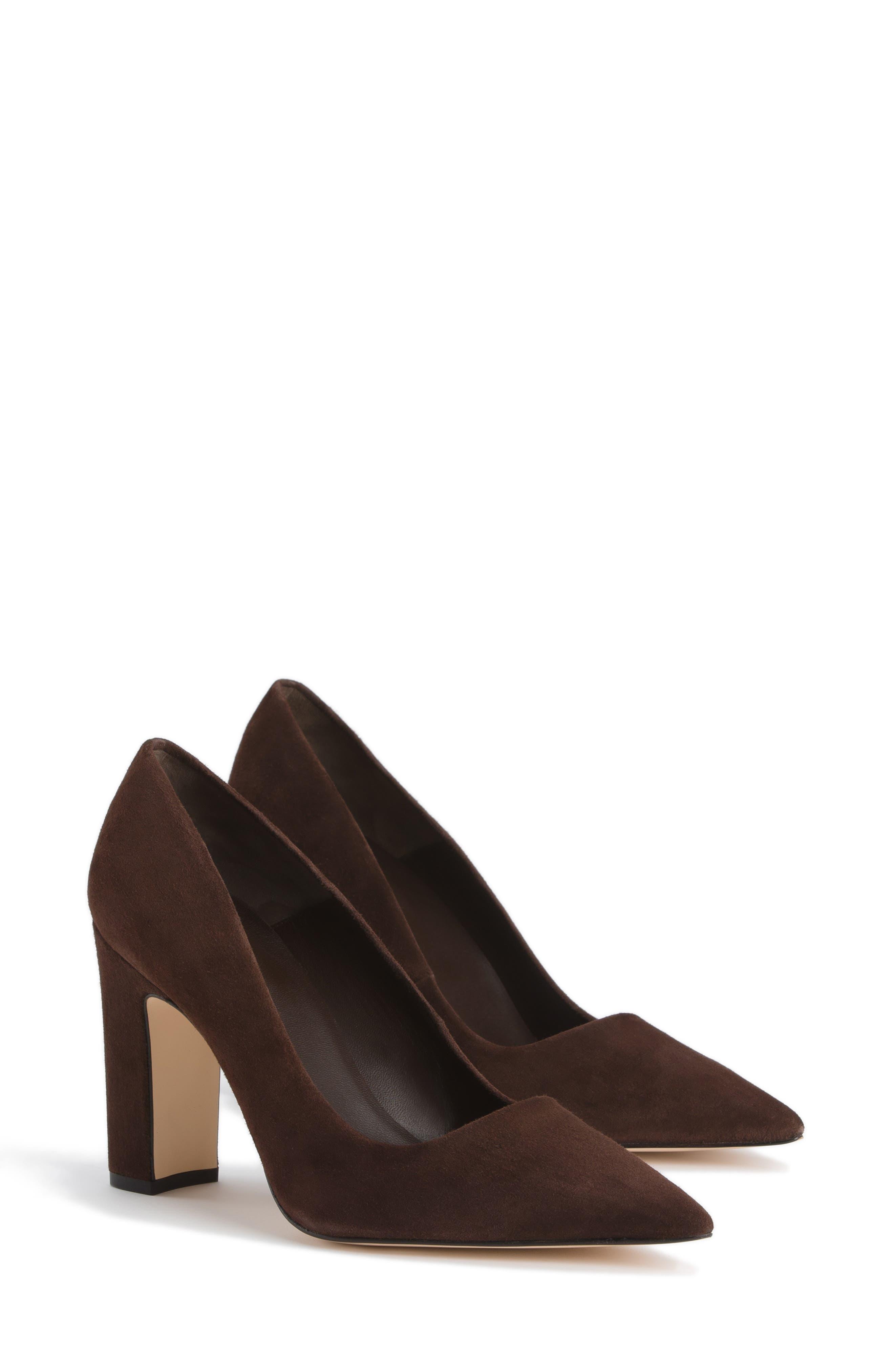 chocolate brown pump