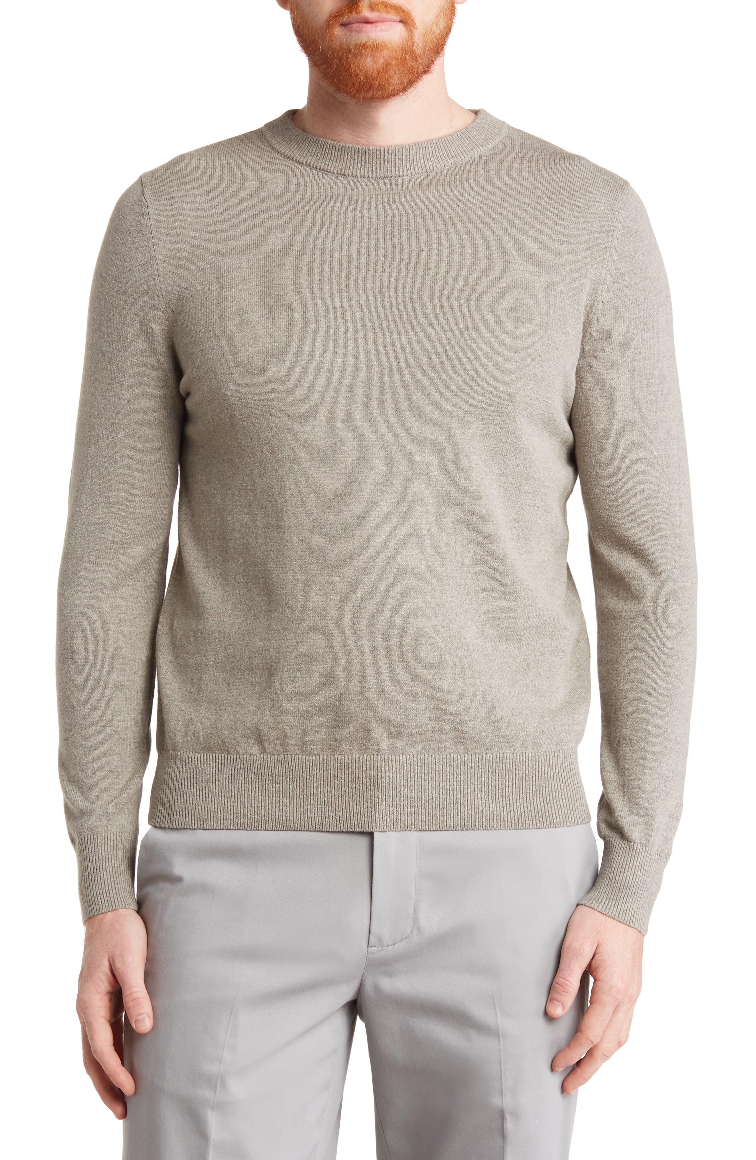 JEFF The Phil Crewneck Sweater In Grey At Nordstrom Rack in Gray for Men |  Lyst