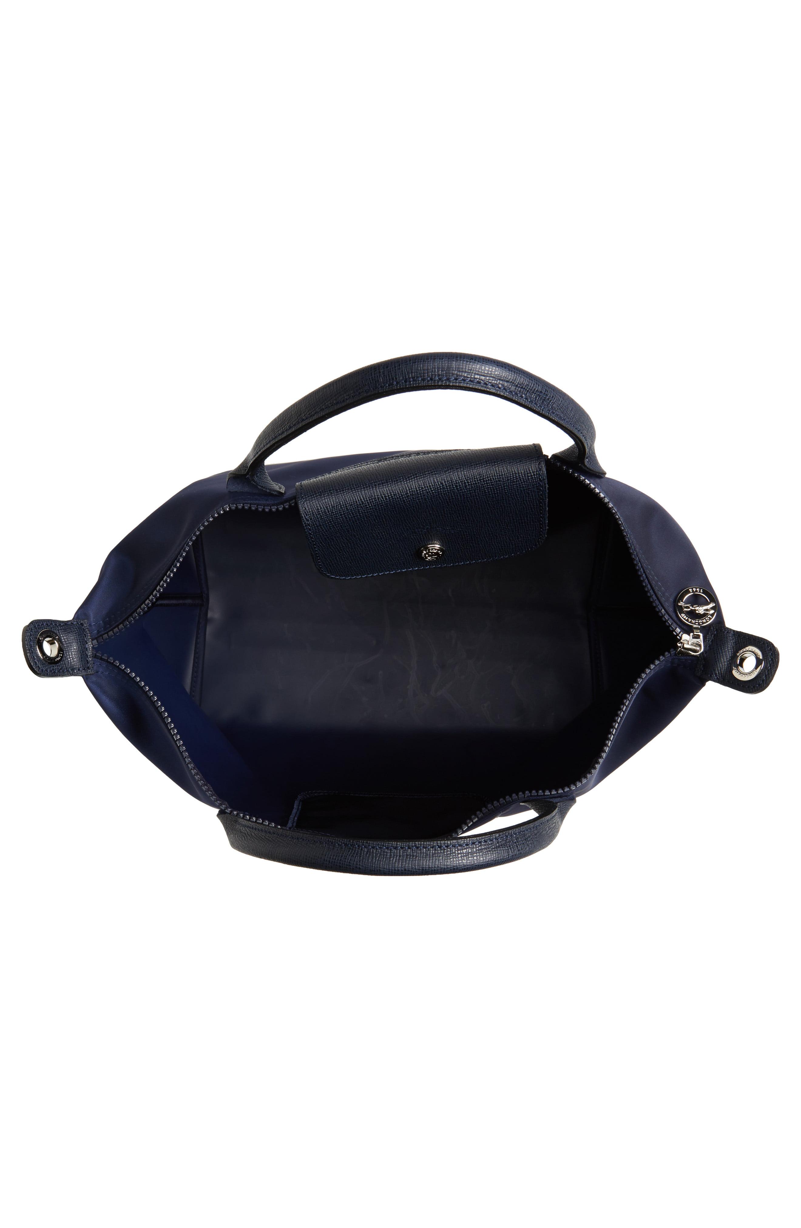 Longchamp Le Pliage Neo Small Nylon Tote Shoulder Bag ~NEW~ Navy