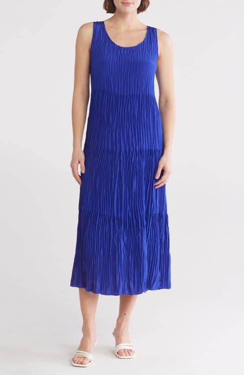 eileen fisher blue violet dress Eileen Fisher - Women's Silk Georgette Crepe V-Neck Dress - Blue