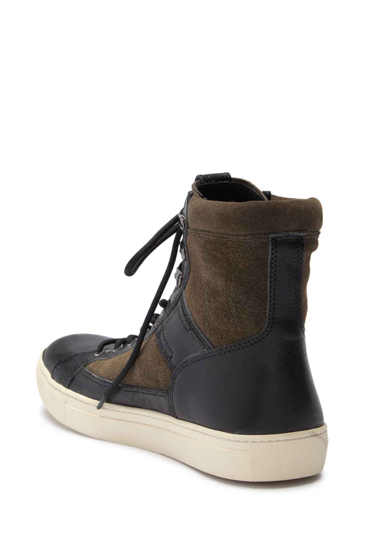 frye walker infantry high top sneaker
