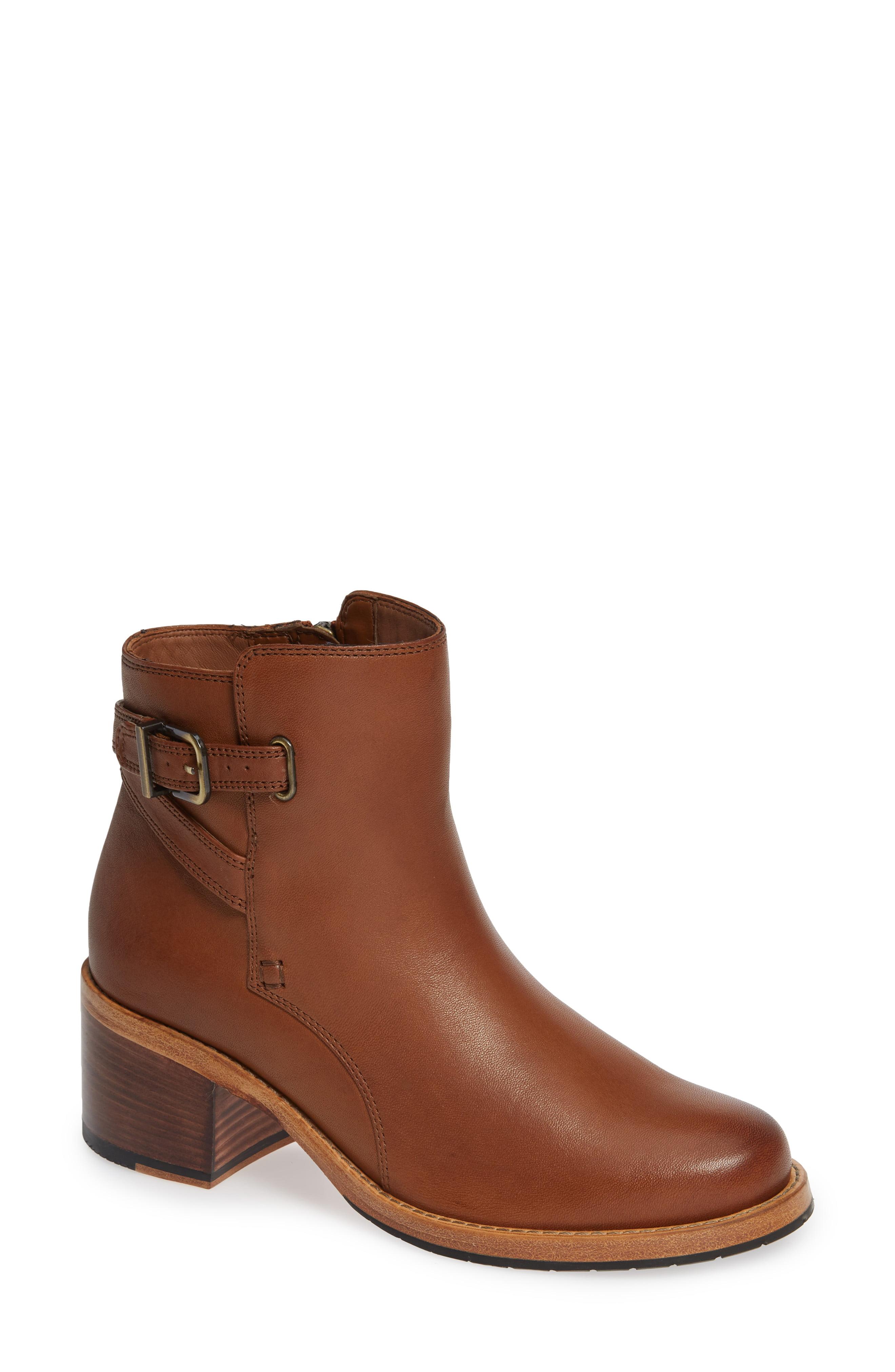 Clarks Clarks Clarkdale Jax Bootie in Dark Tan Leather (Brown) - Lyst