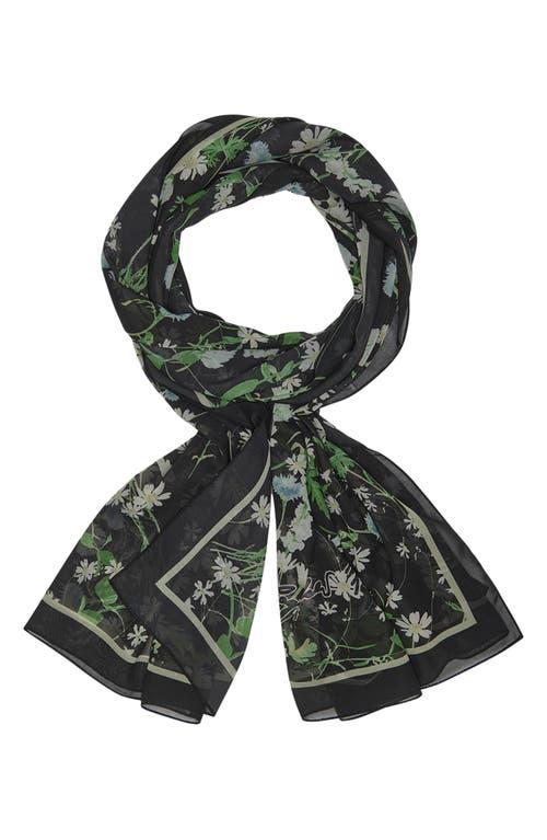 Karl Lagerfeld Paris Featherweight Pashmina Scarf – Poppy Orange, One Size (Women's)