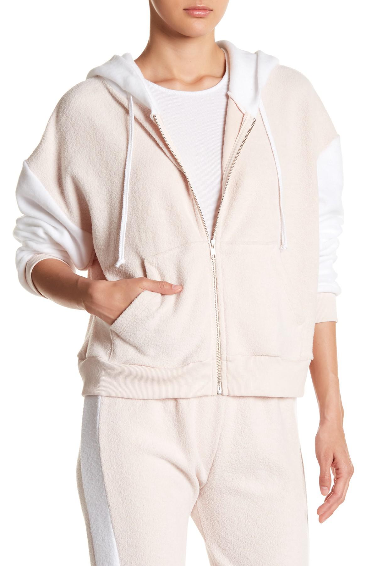 teddy bear fleece hoodie women's