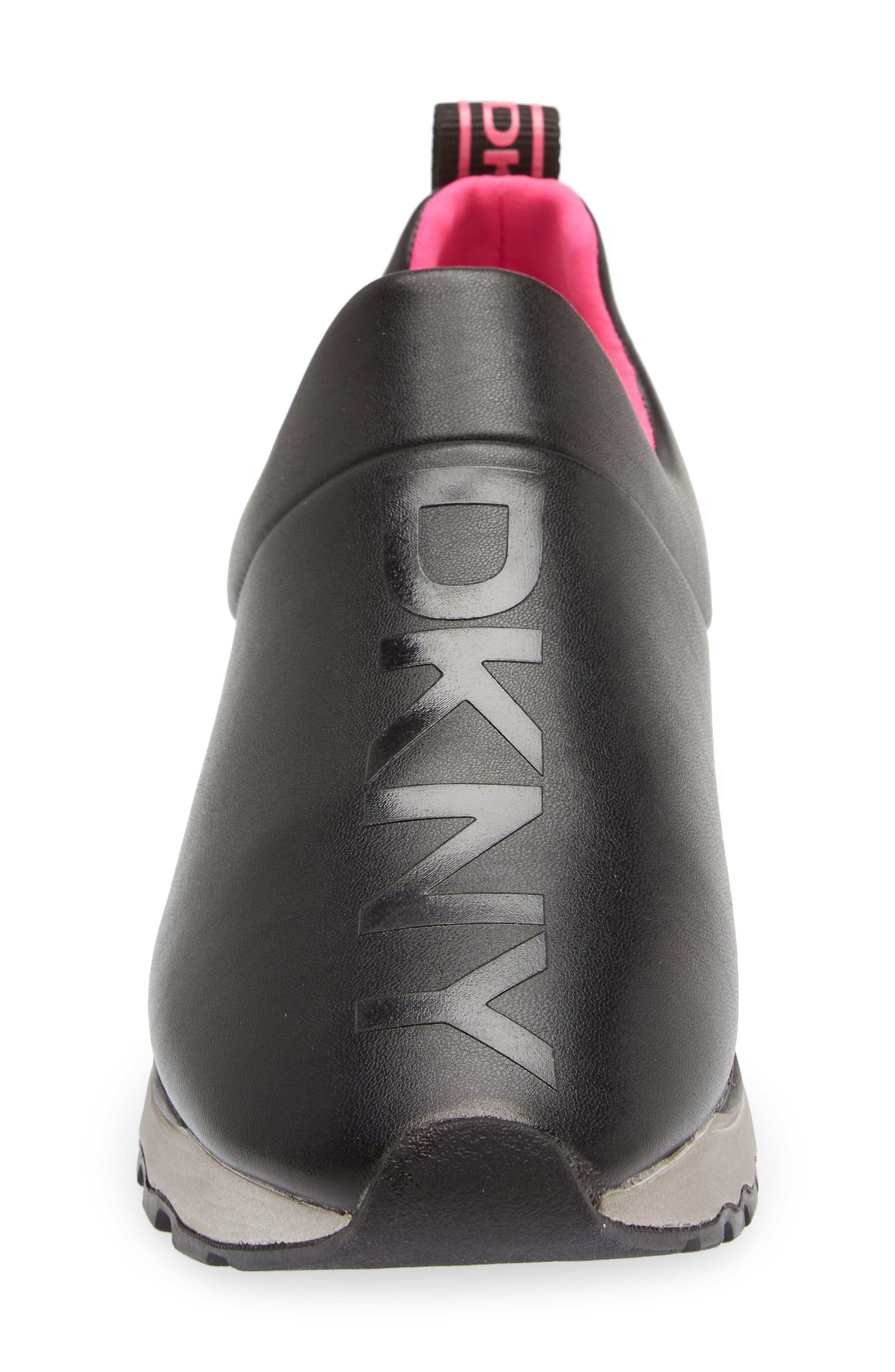 DKNY Jadyn Slip-on Sneaker In Black Pink At Nordstrom Rack | Lyst