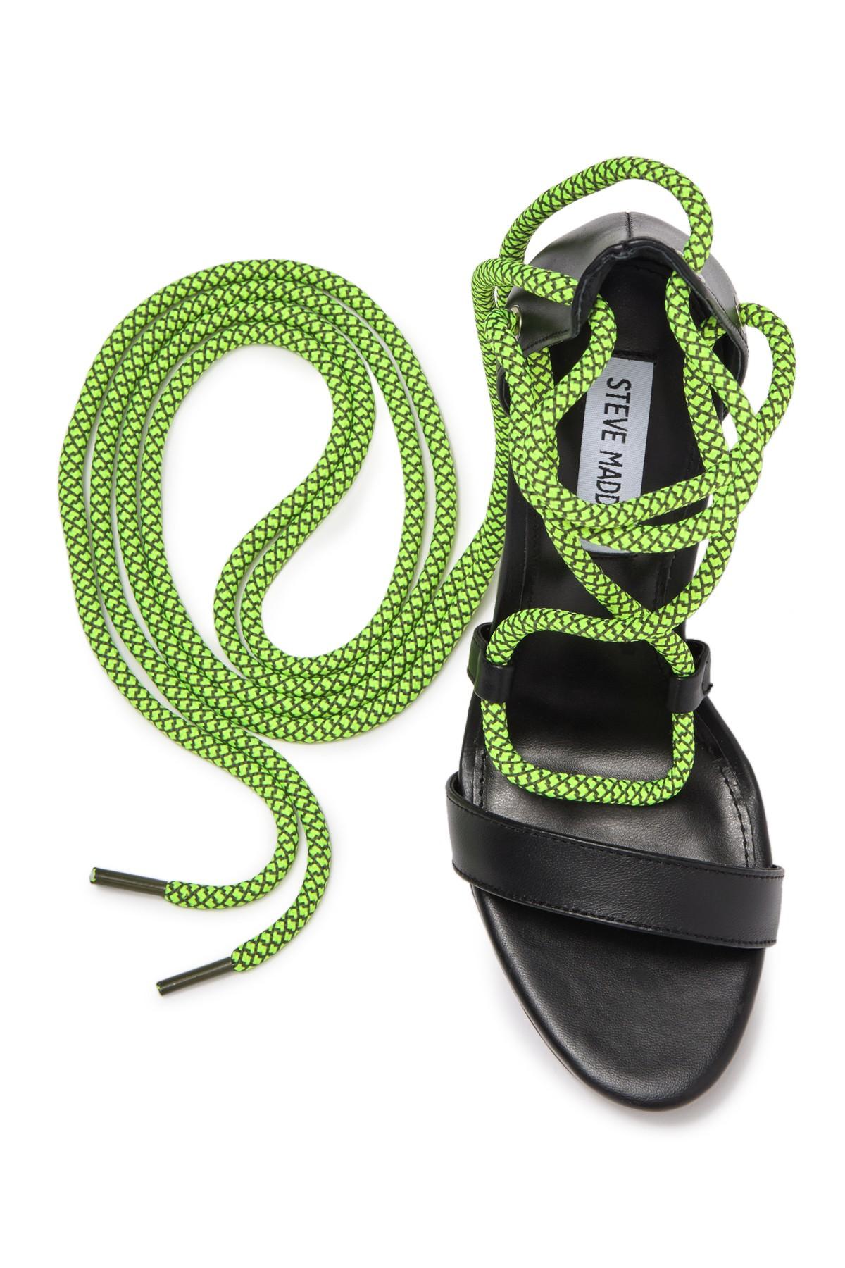 steve madden twisty lace up sandal