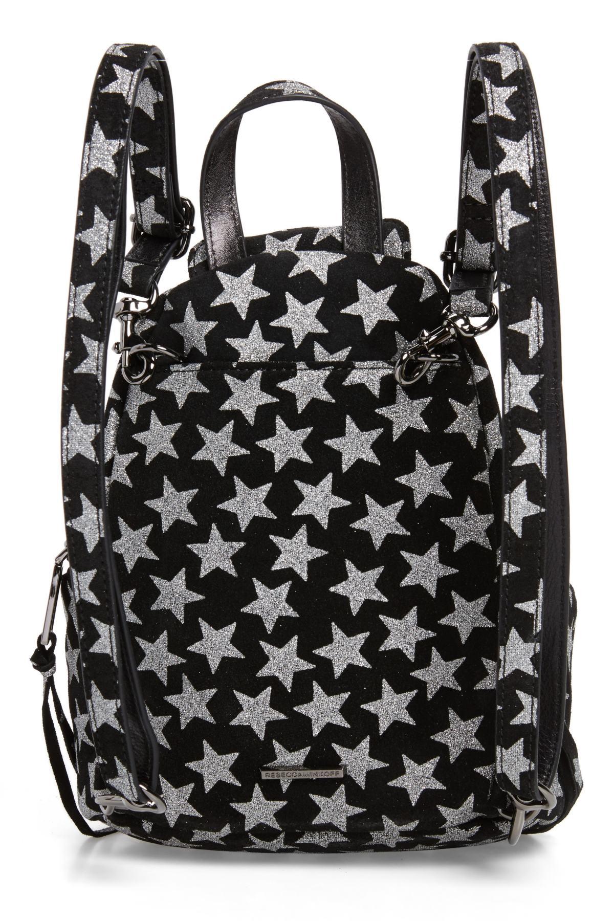 Rebecca Minkoff Mini Julian Metallic Star Nubuck Leather ...