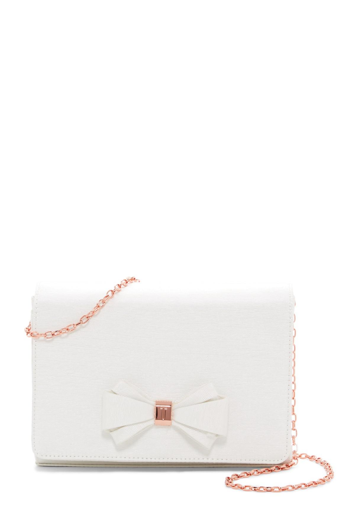 white envelope purse