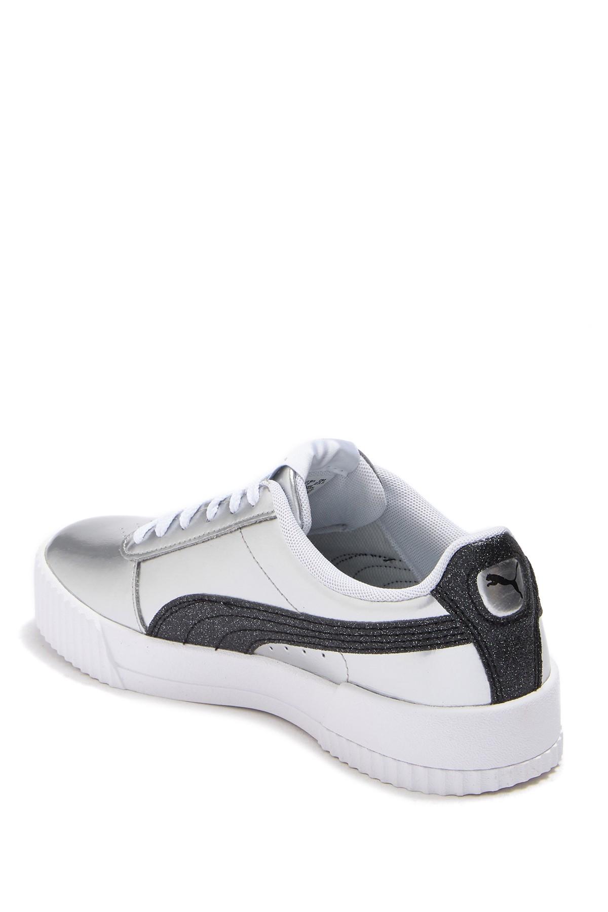 carina leather platform sneaker
