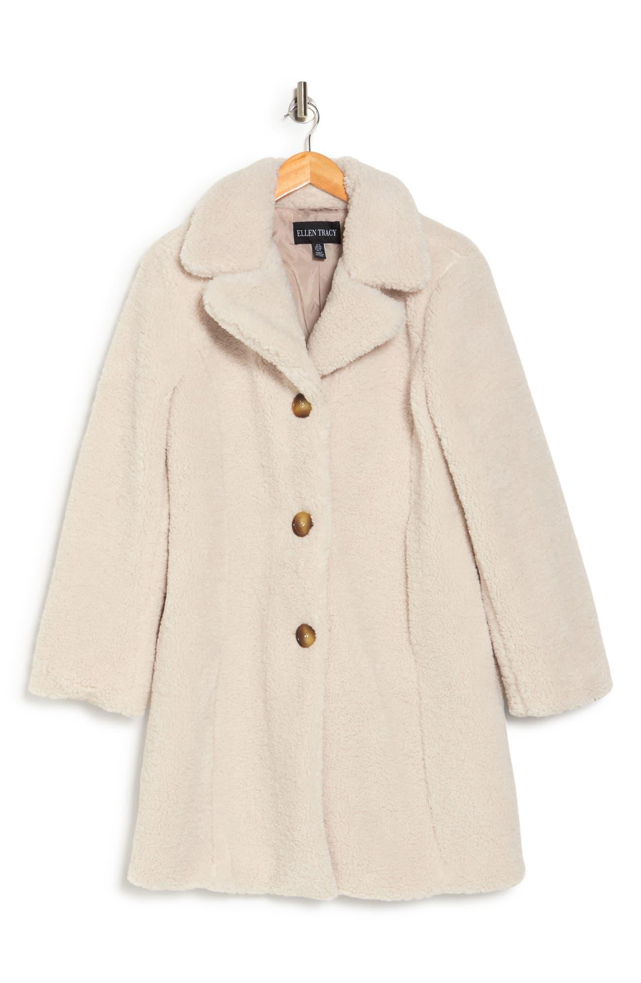 Ellen tracy fur clearance coat