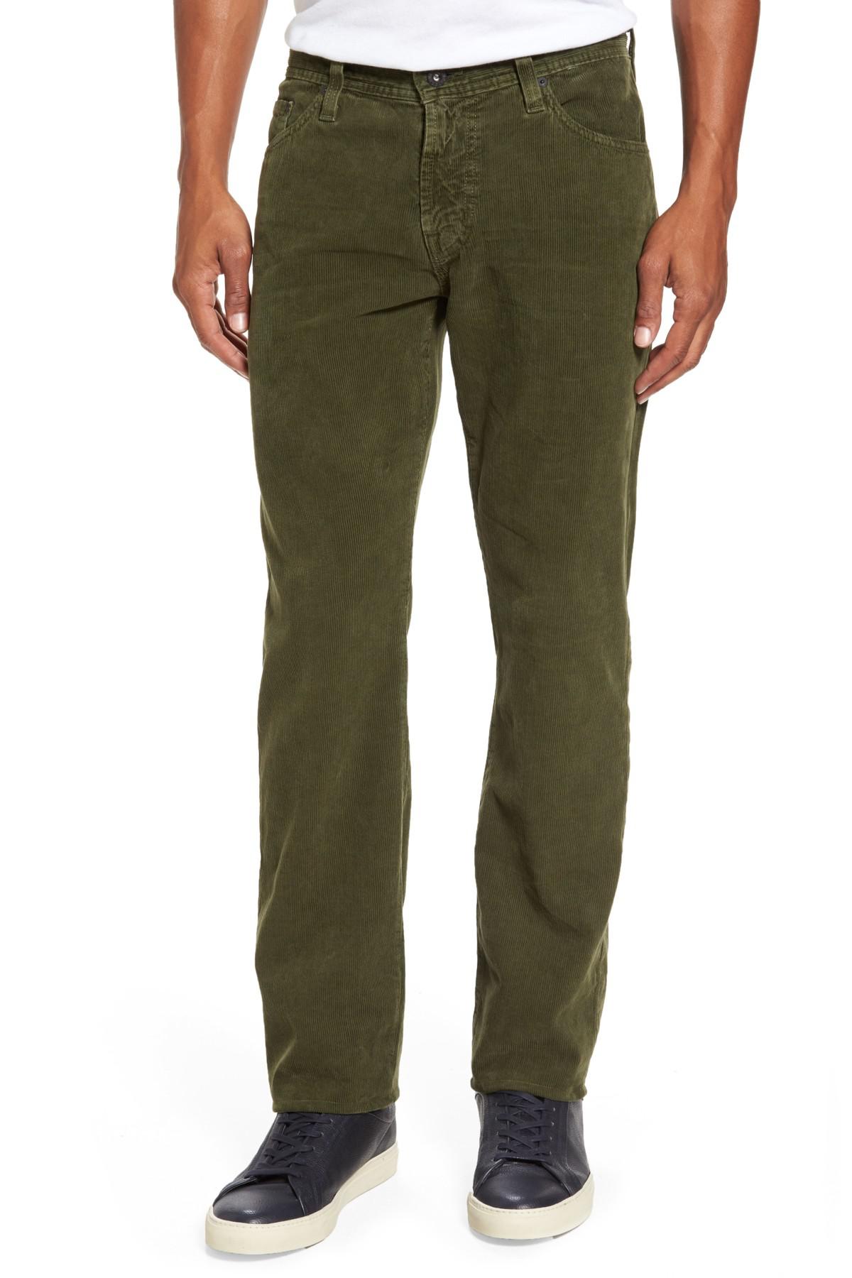 lime green corduroy pants