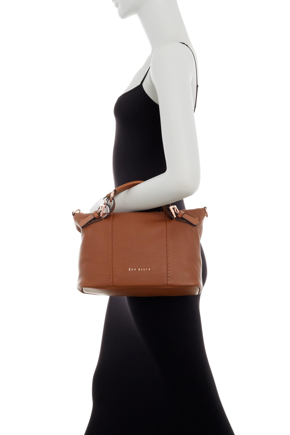 ted baker small leather tote bag