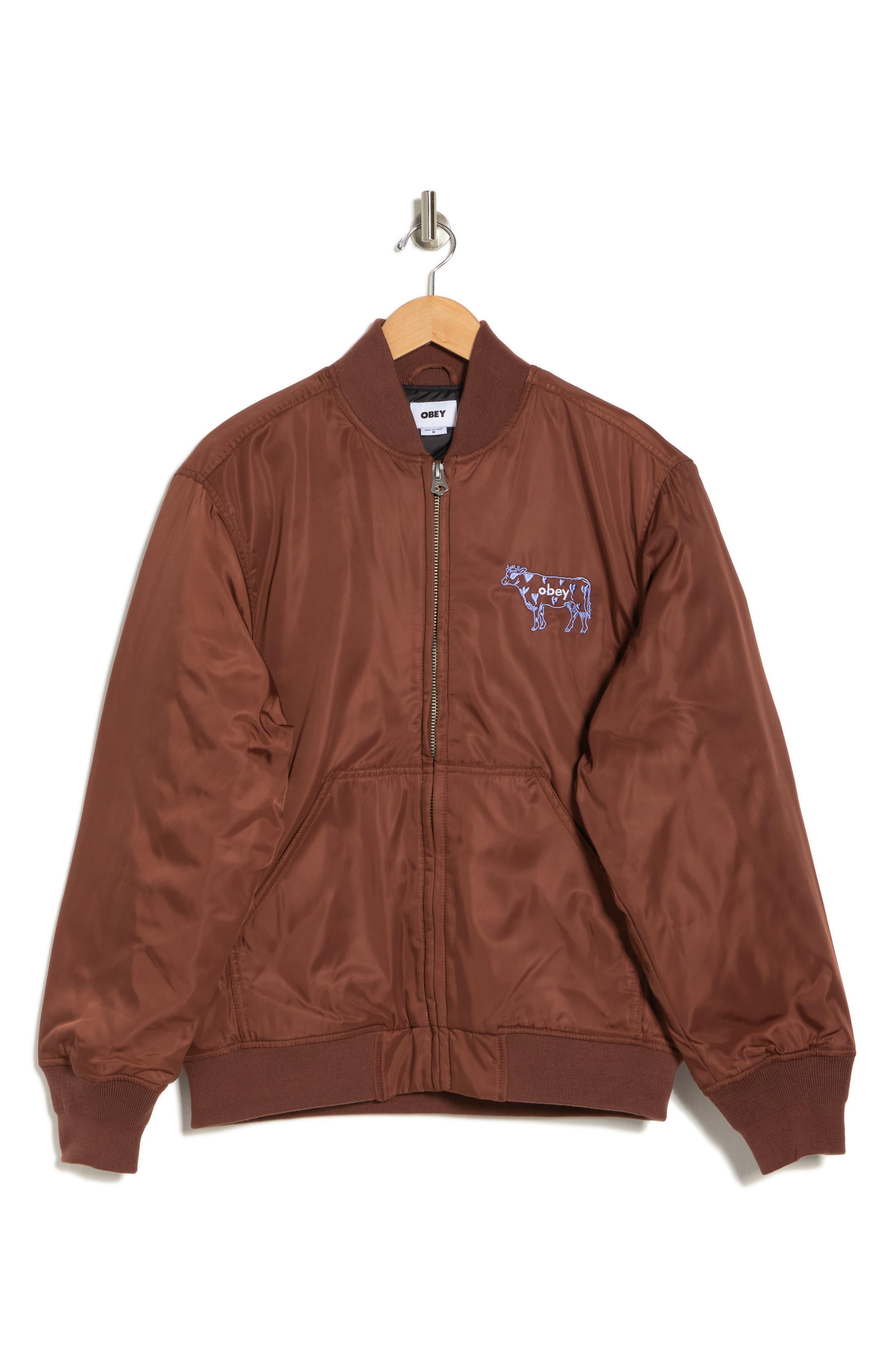 Obey hot sale suede jacket