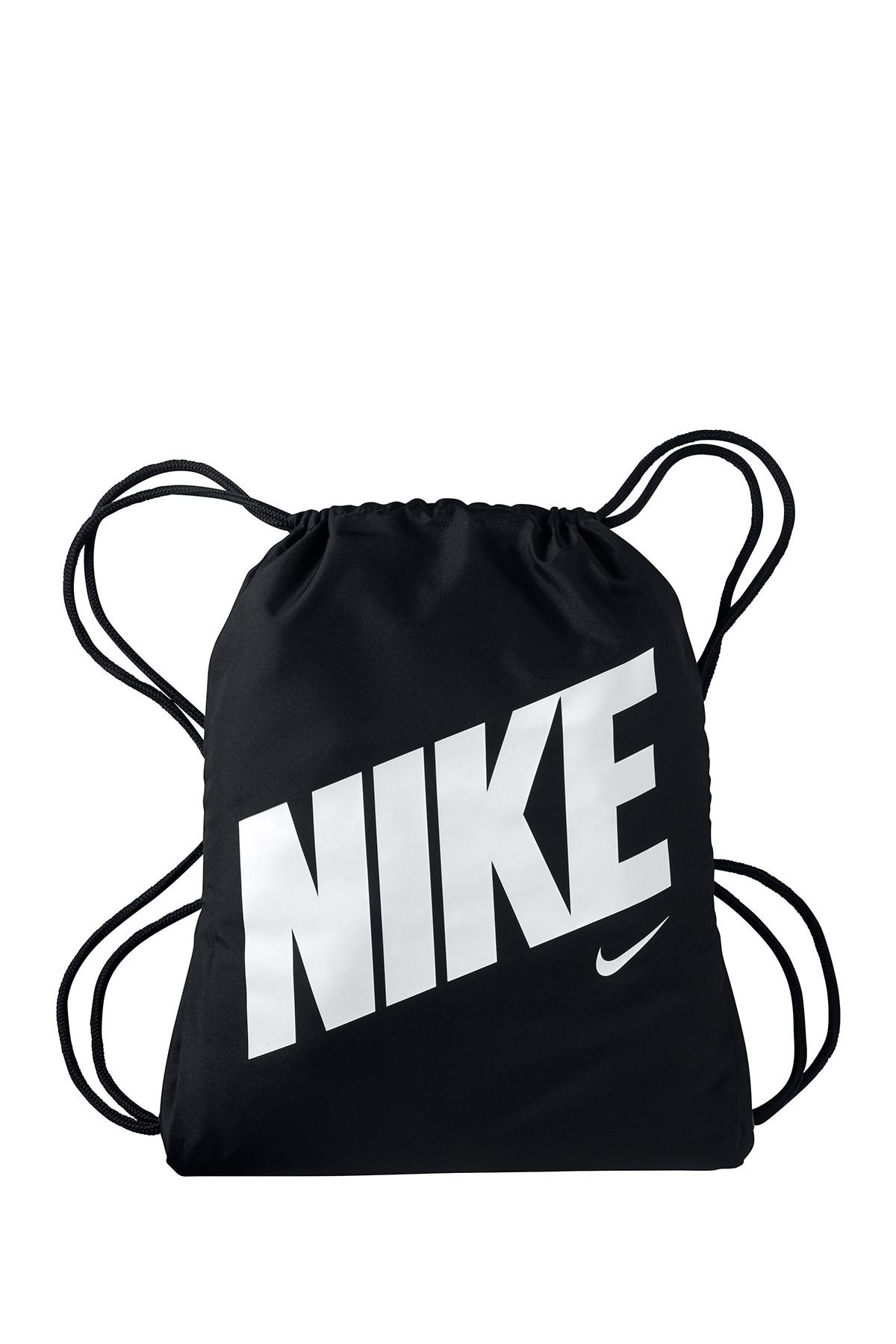 Nike Gymsak Drawstring Backpack in Black for Men - Lyst