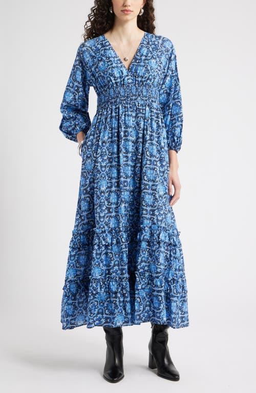 red and navy blue combination dress Final Sale main image 0