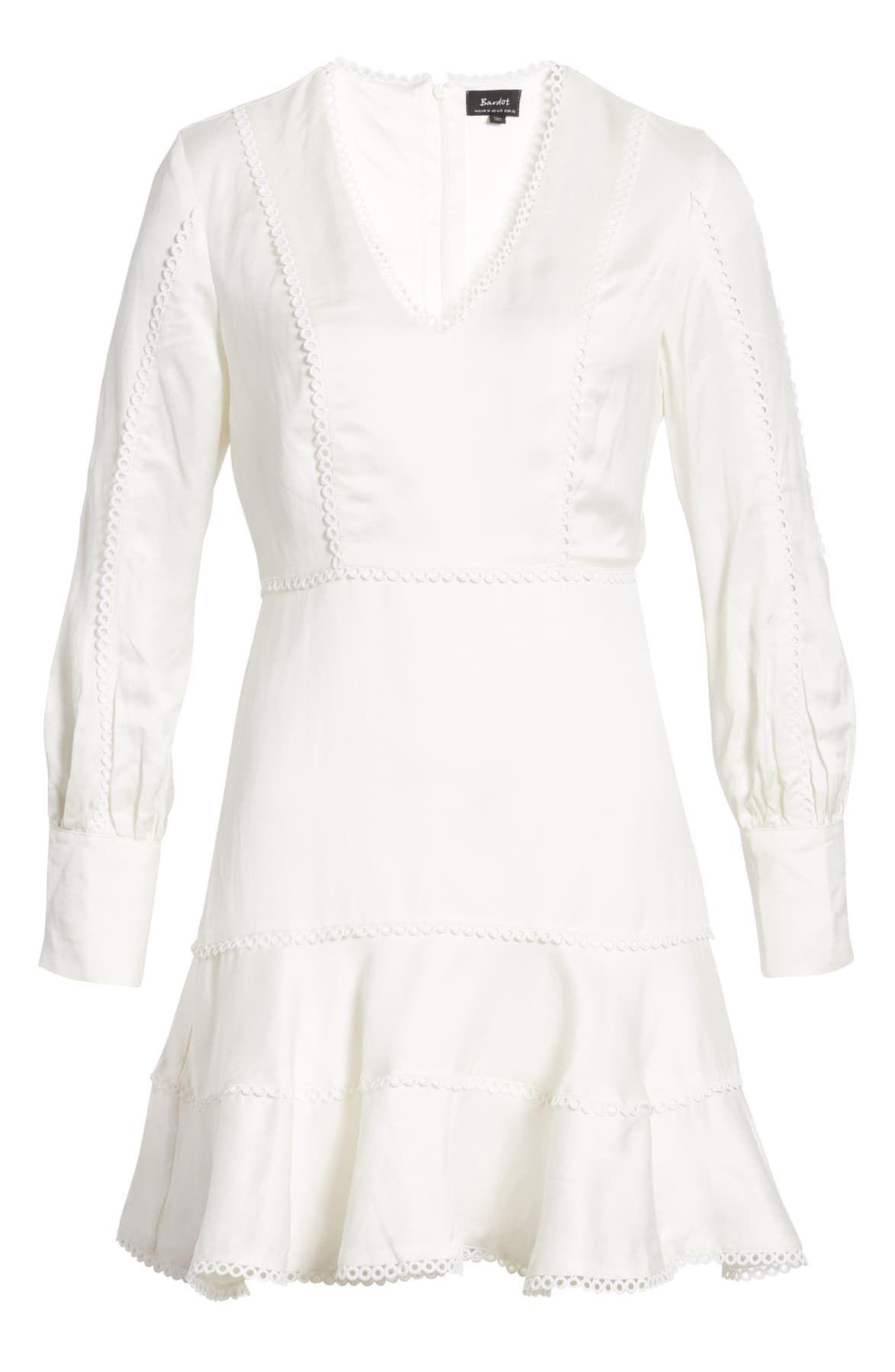 bardot priano trim dress