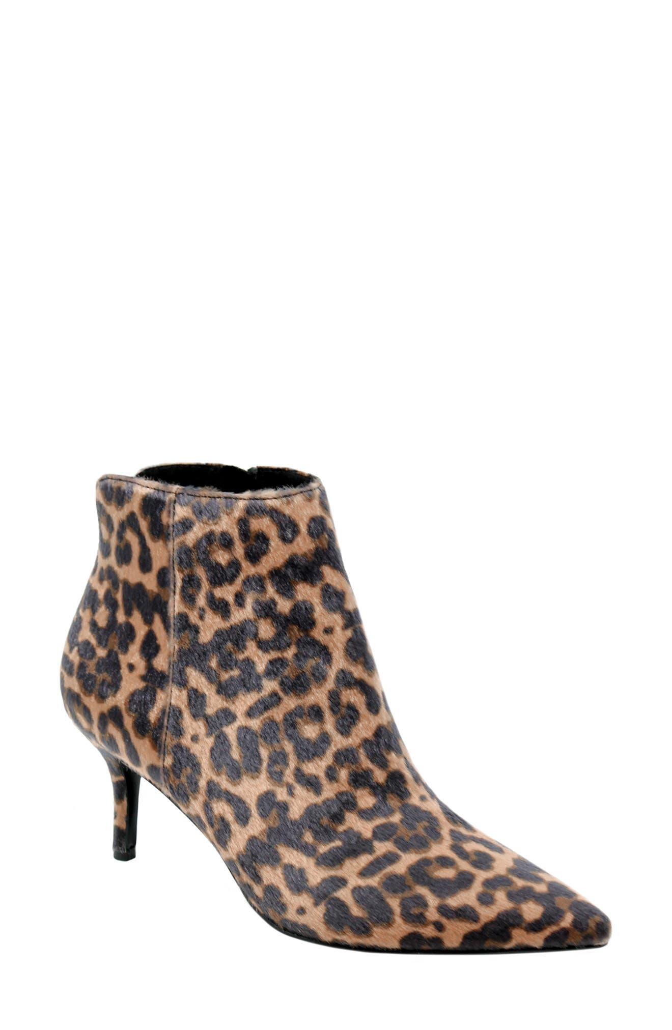 charles david leopard booties
