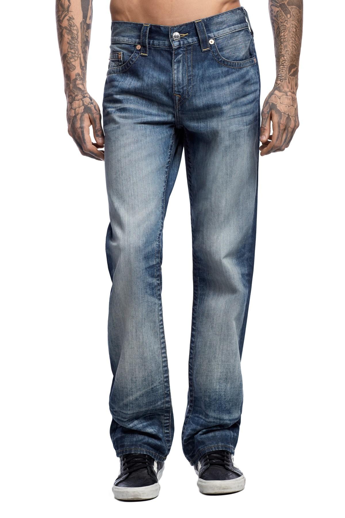 True Religion Ricky No-flap Straight Leg Jeans in Blue for Men | Lyst