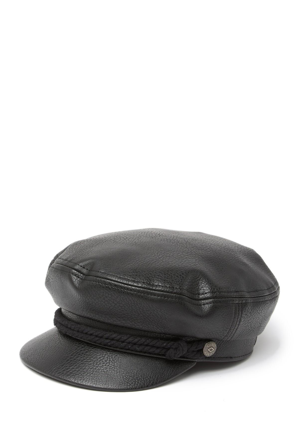 leather fiddler cap