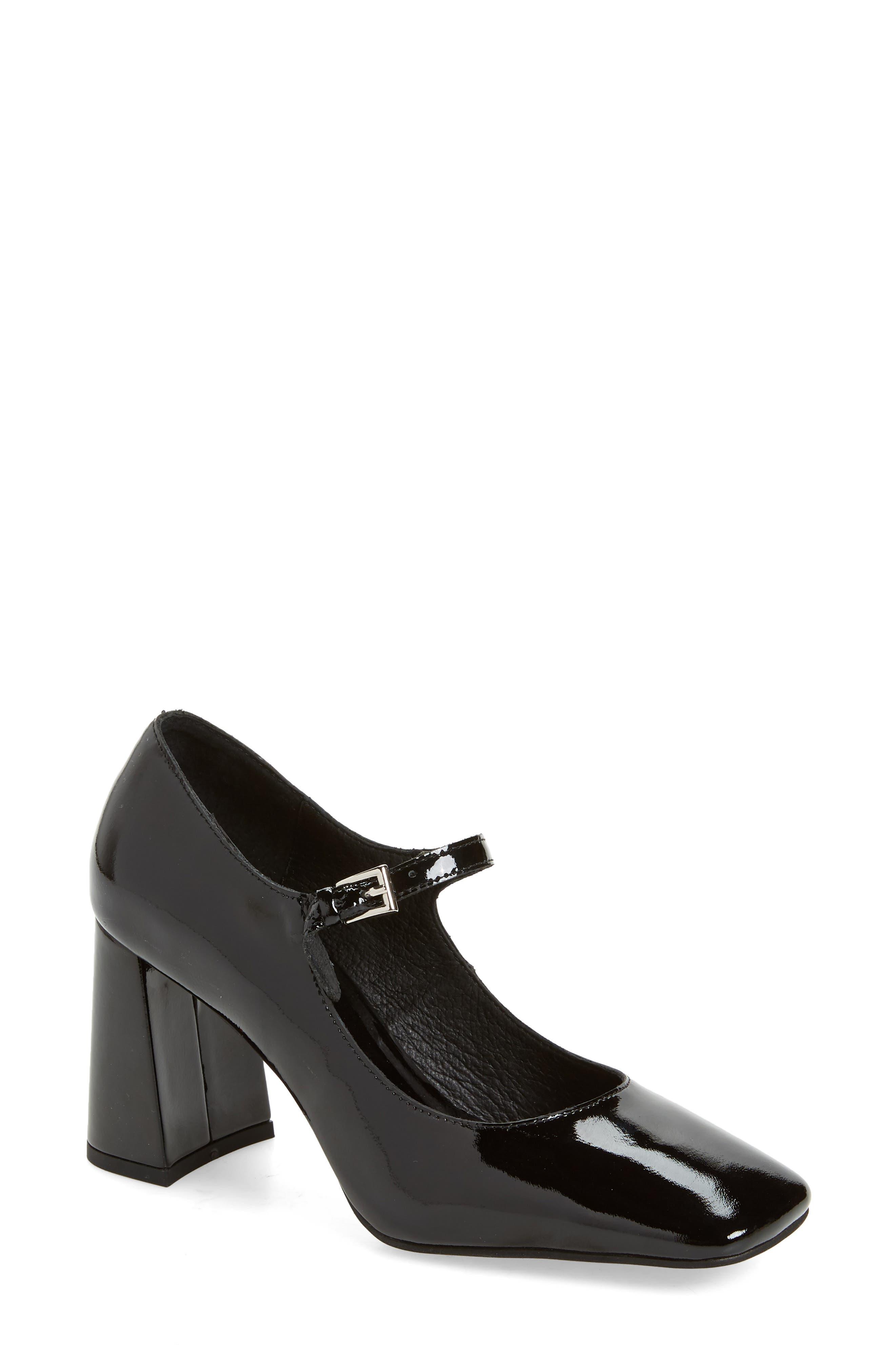 solid Variant Feed på Jeffrey Campbell Bourdin Mary Jane Pump in Black - Lyst