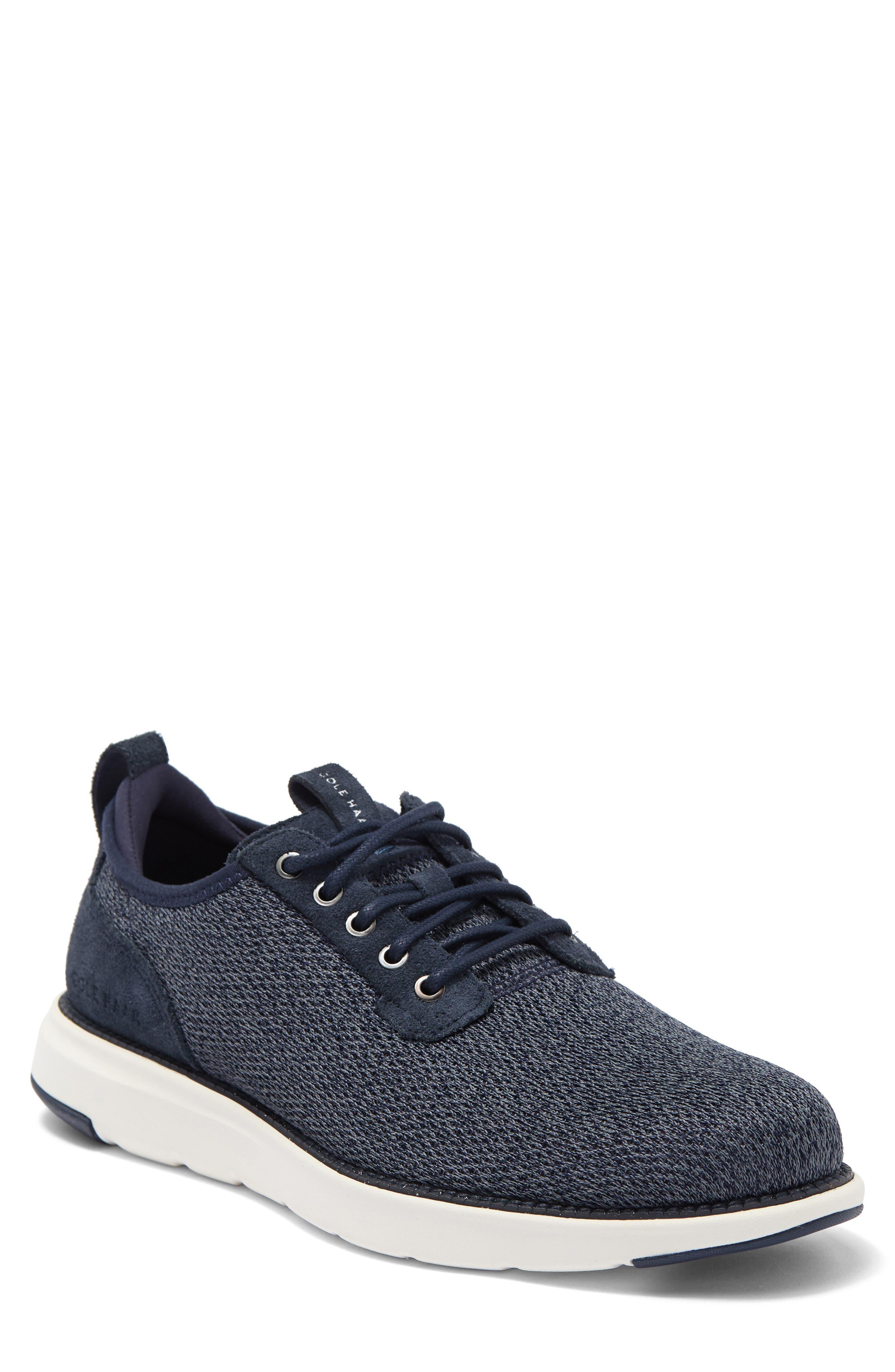 Cole Haan Grand Atlantic Knit Derby Sneaker In Navy Blazer/ombre Blue