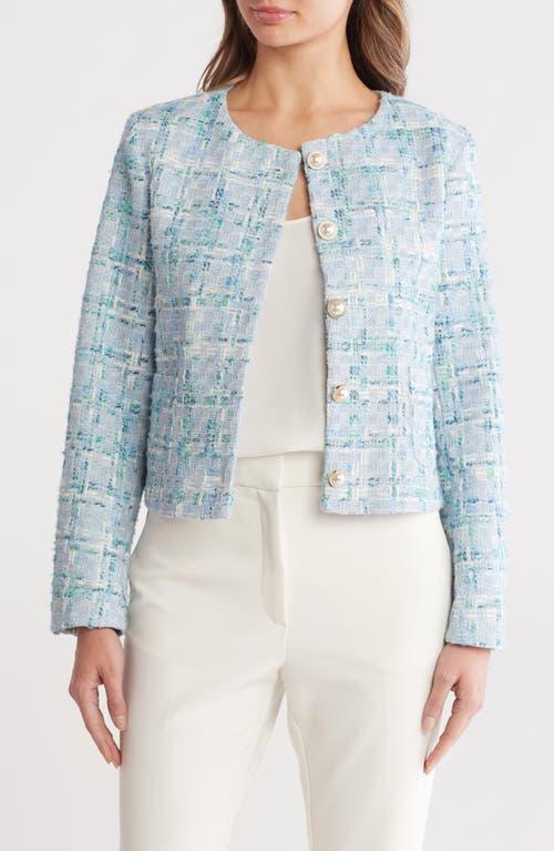 【nanette lepore】ツイード　ジャケット nanette lepore ツィードノーカラージャケット