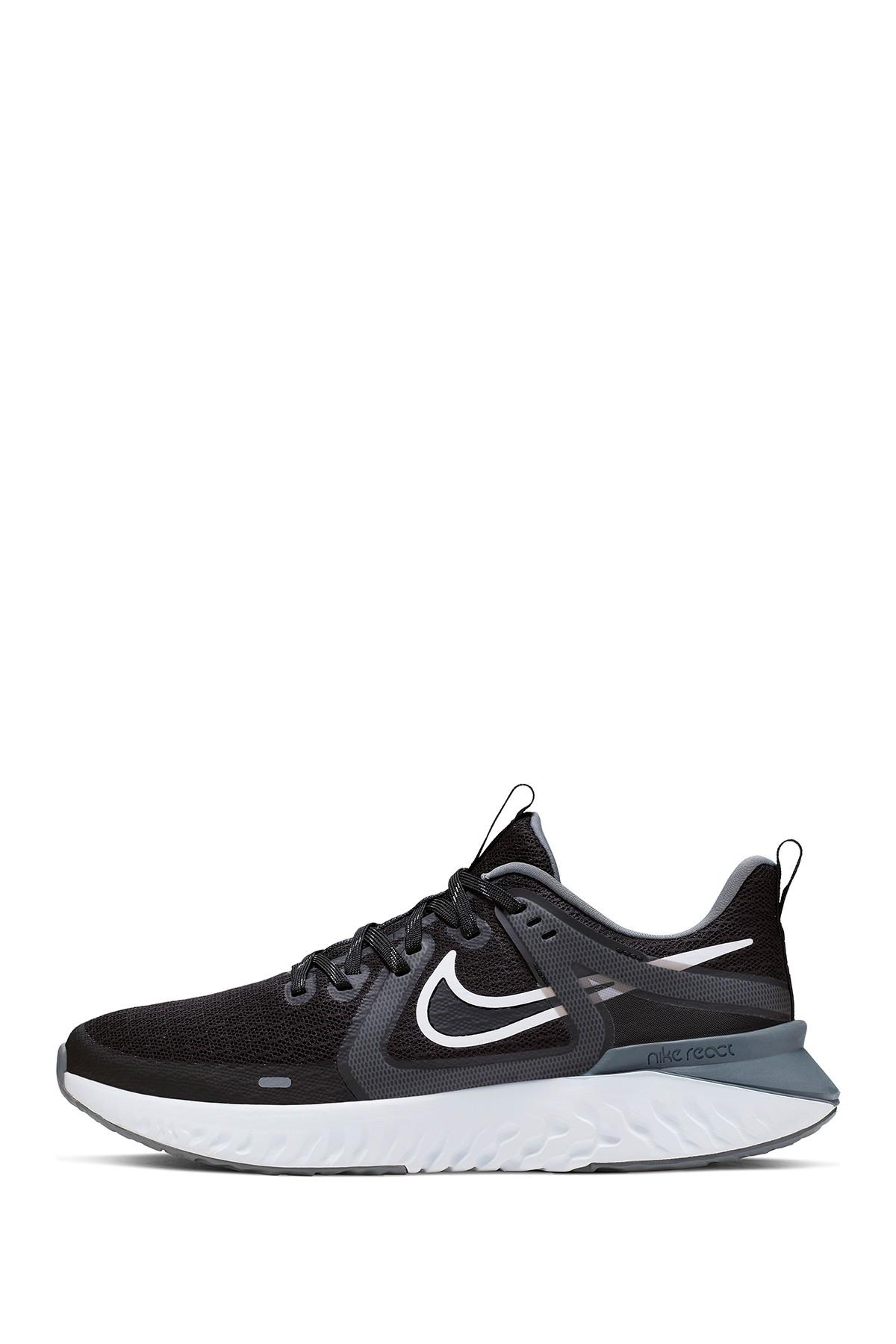Nike Rubber Legend React 2 Running Shoe in Black for Men | Lyst