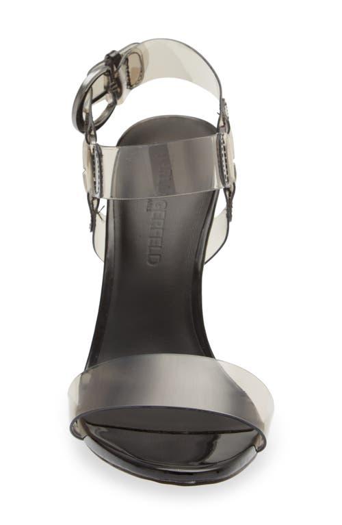 Karl Lagerfeld Karl Lagerfeld Cieone Sandal in Metallic Lyst