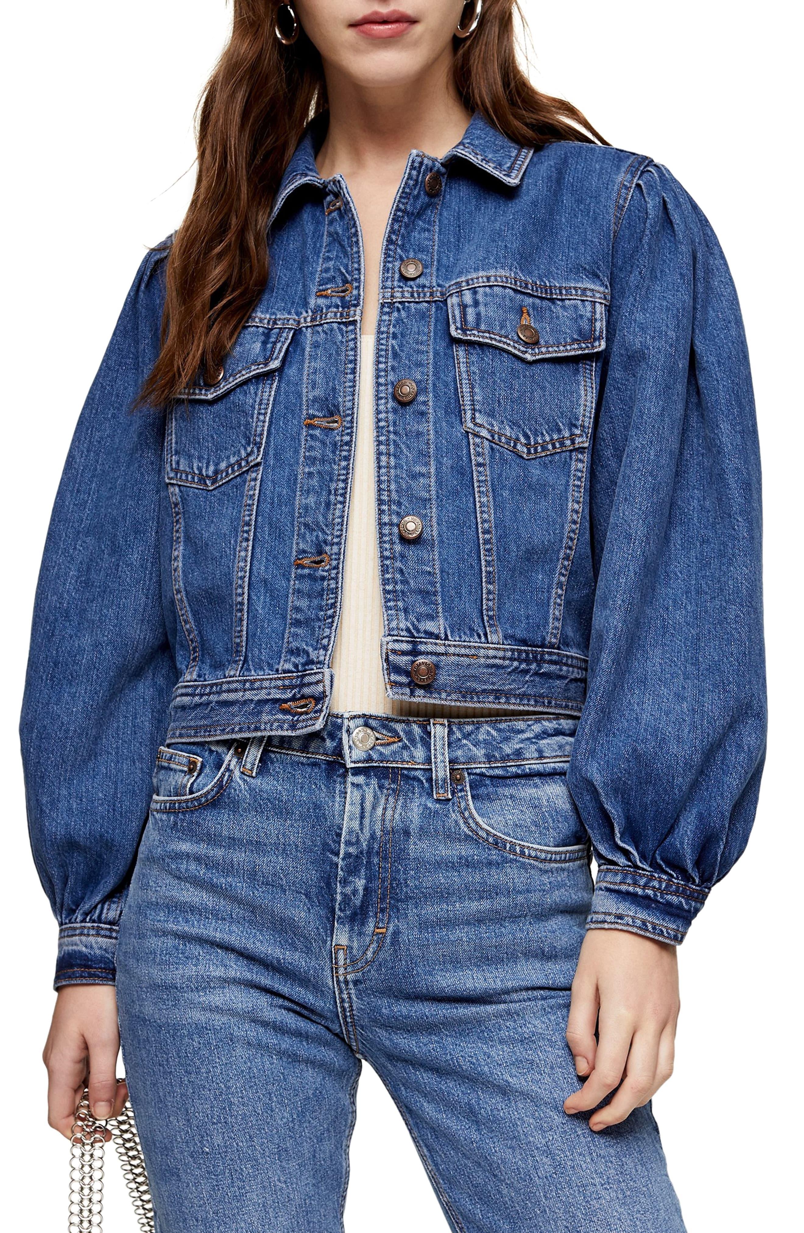 blue denim jacket topshop