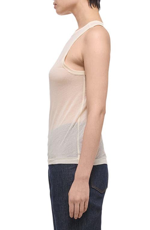 トップス HELMUT LANG See-through tank top Helmut Lang Two-Way Semi-Sheer Cotton Tank | Saks Fifth Avenue