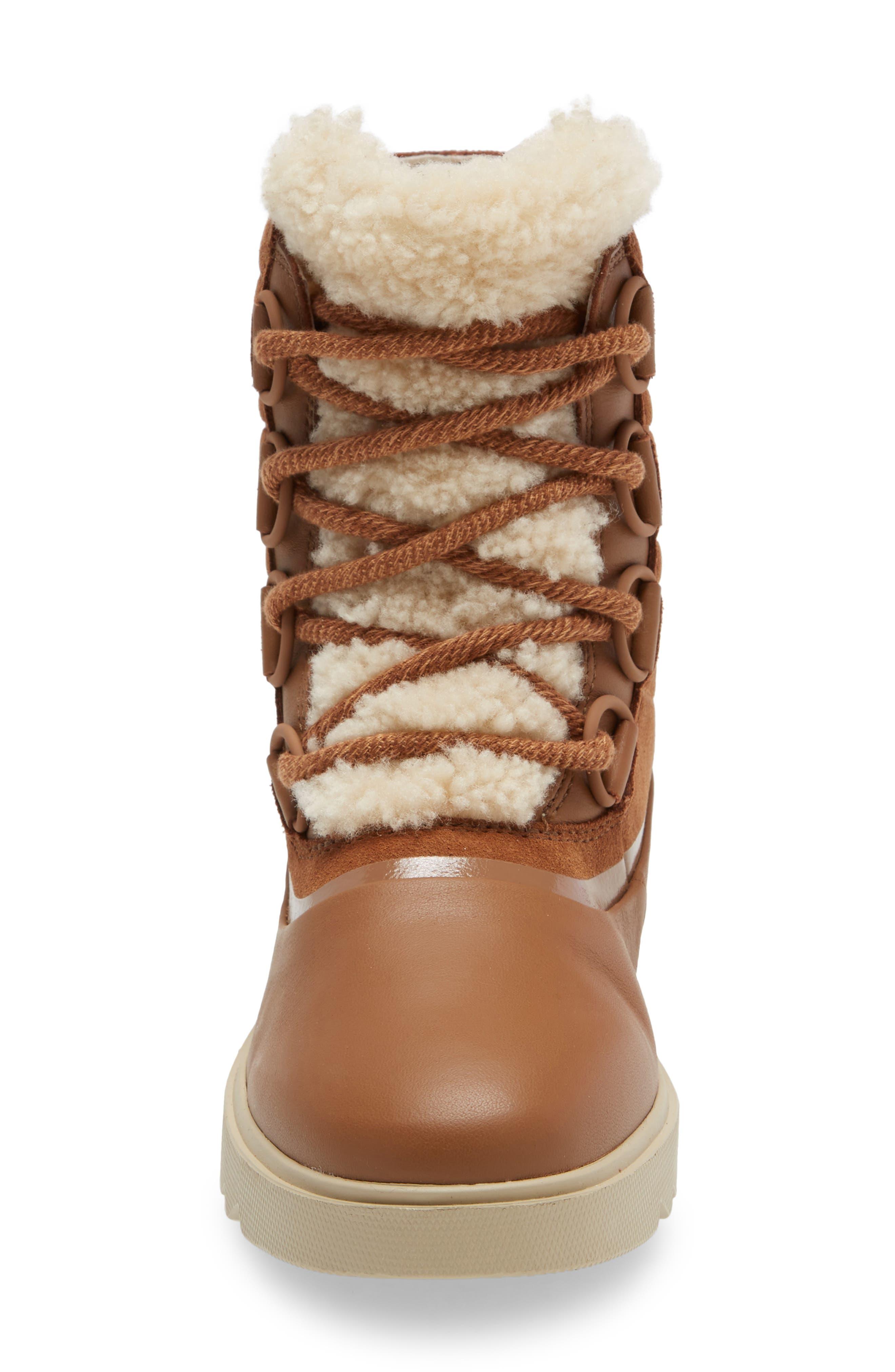 Sorel Joan Of Arctic Next Lite Waterproof Wedge Snow Boot in Brown | Lyst