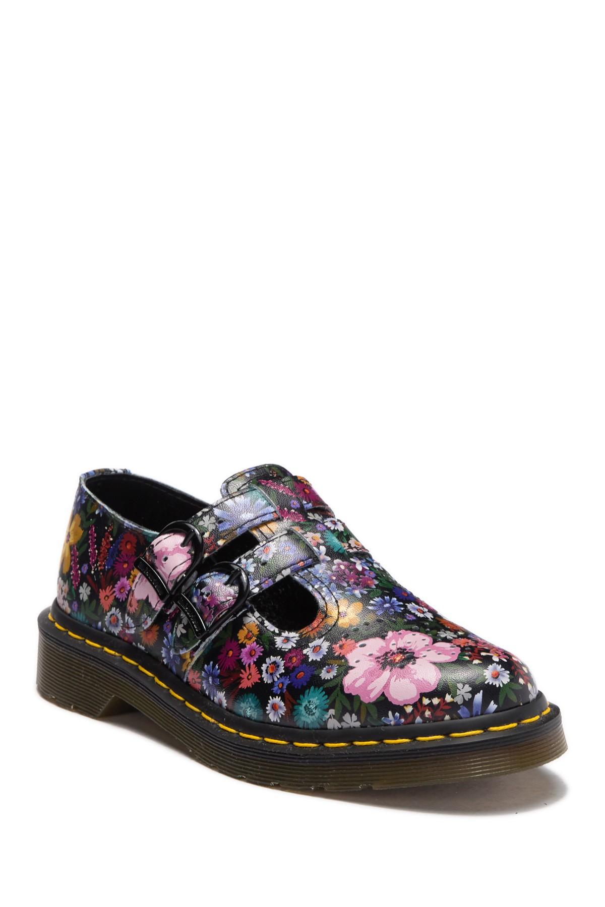 Dr. Martens Leather 8065 Wanderlust Mary Jane Flat in Black | Lyst