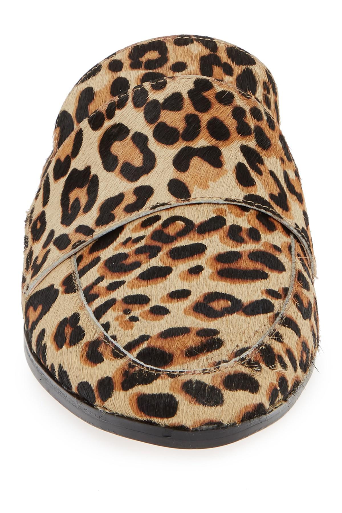 halogen violet mule leopard