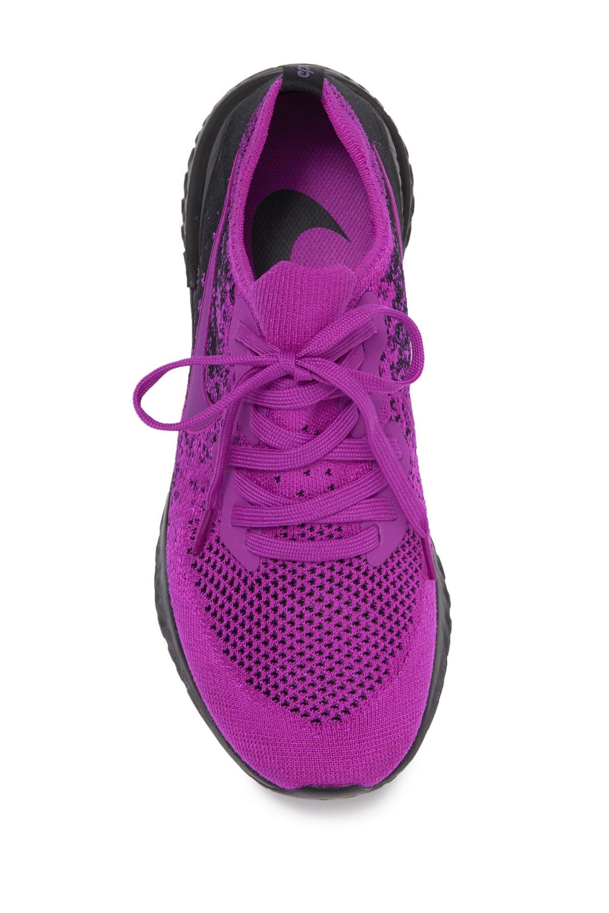 Nike Rubber Epic React Flyknit 2 Running Shoes in Purple/Black (Purple) for  Men | Lyst