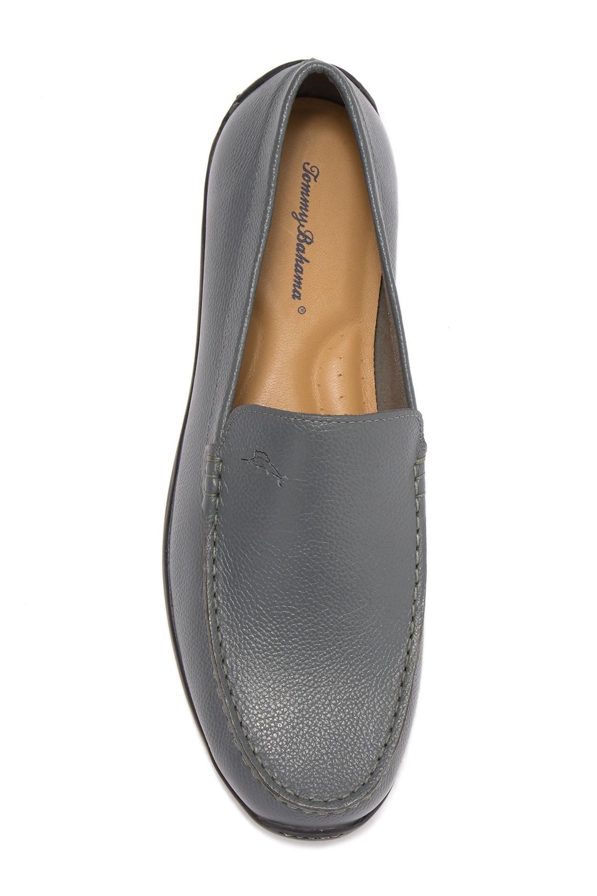 tommy bahama leather loafers