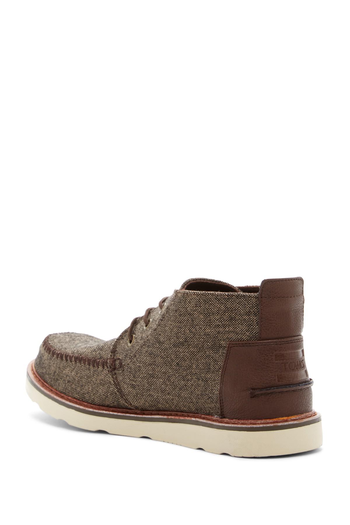 toms brushed wool chukka boot