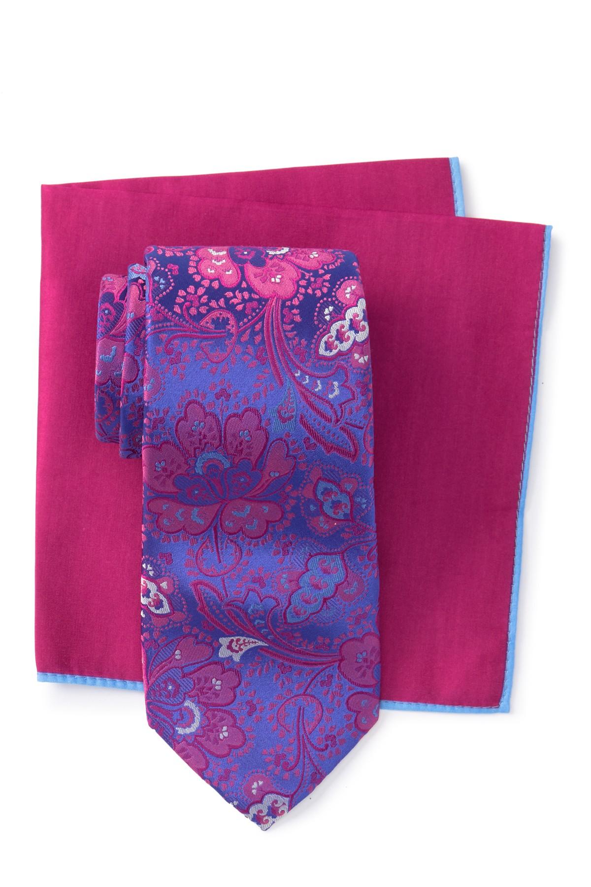 Ted Baker London men/'s Blue//Pink Paisley tie $95
